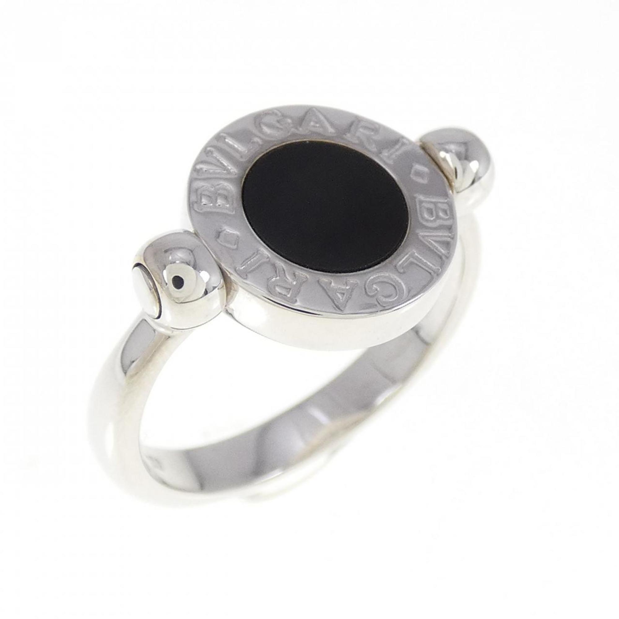 Ring with Diamond and Onyx