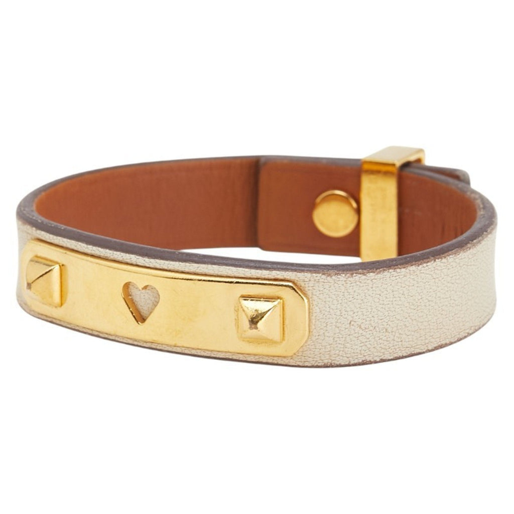 Charm Bracelet Swift Leather Off-White