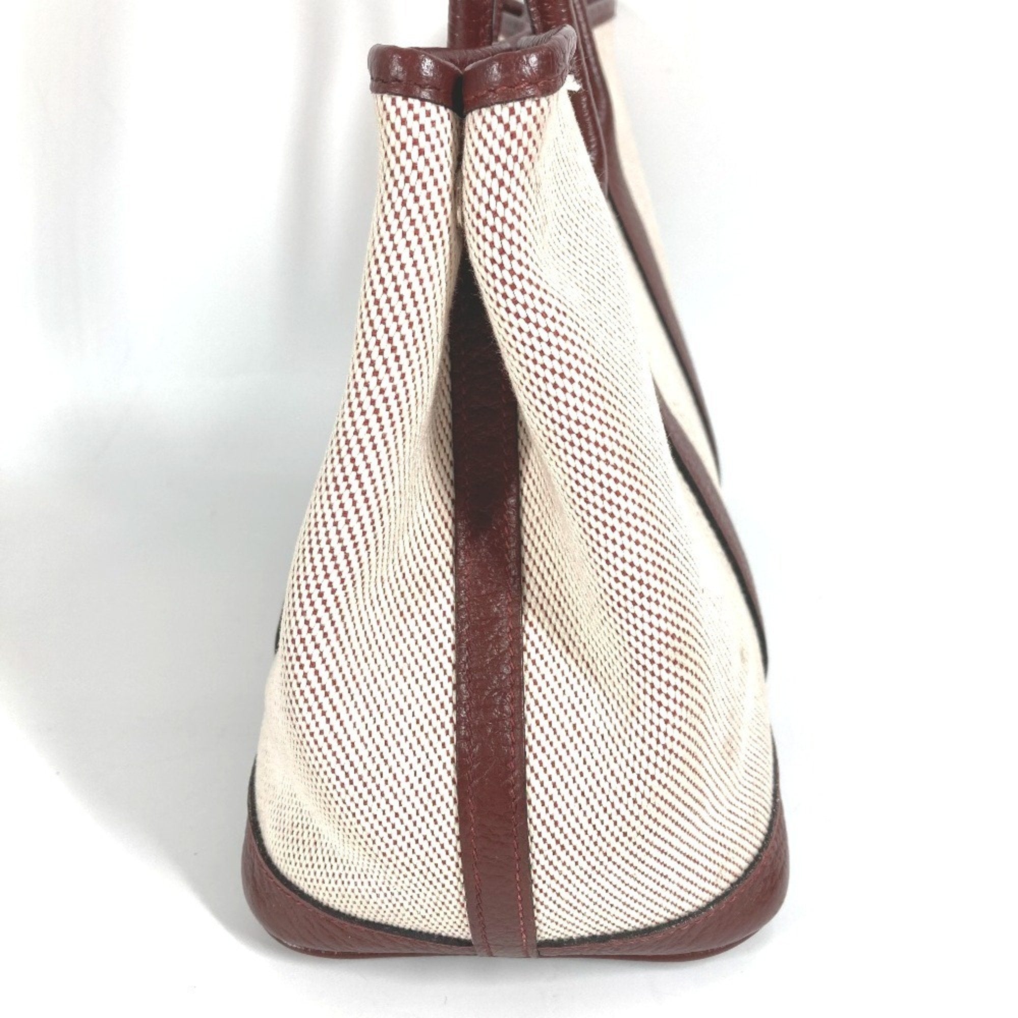 Garden Party Tote Toile and Leather 30