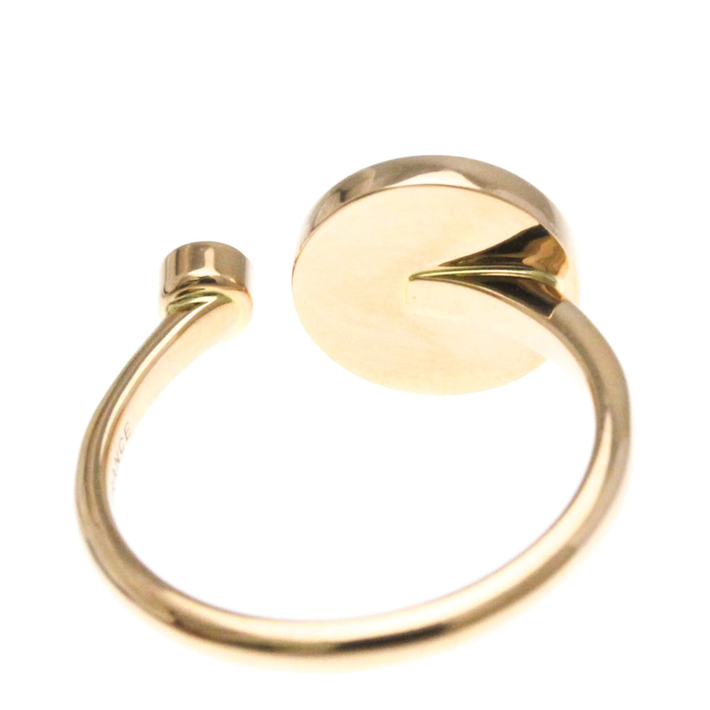 Band Ring 18K Rose Gold with Diamond and Mother of Pearl