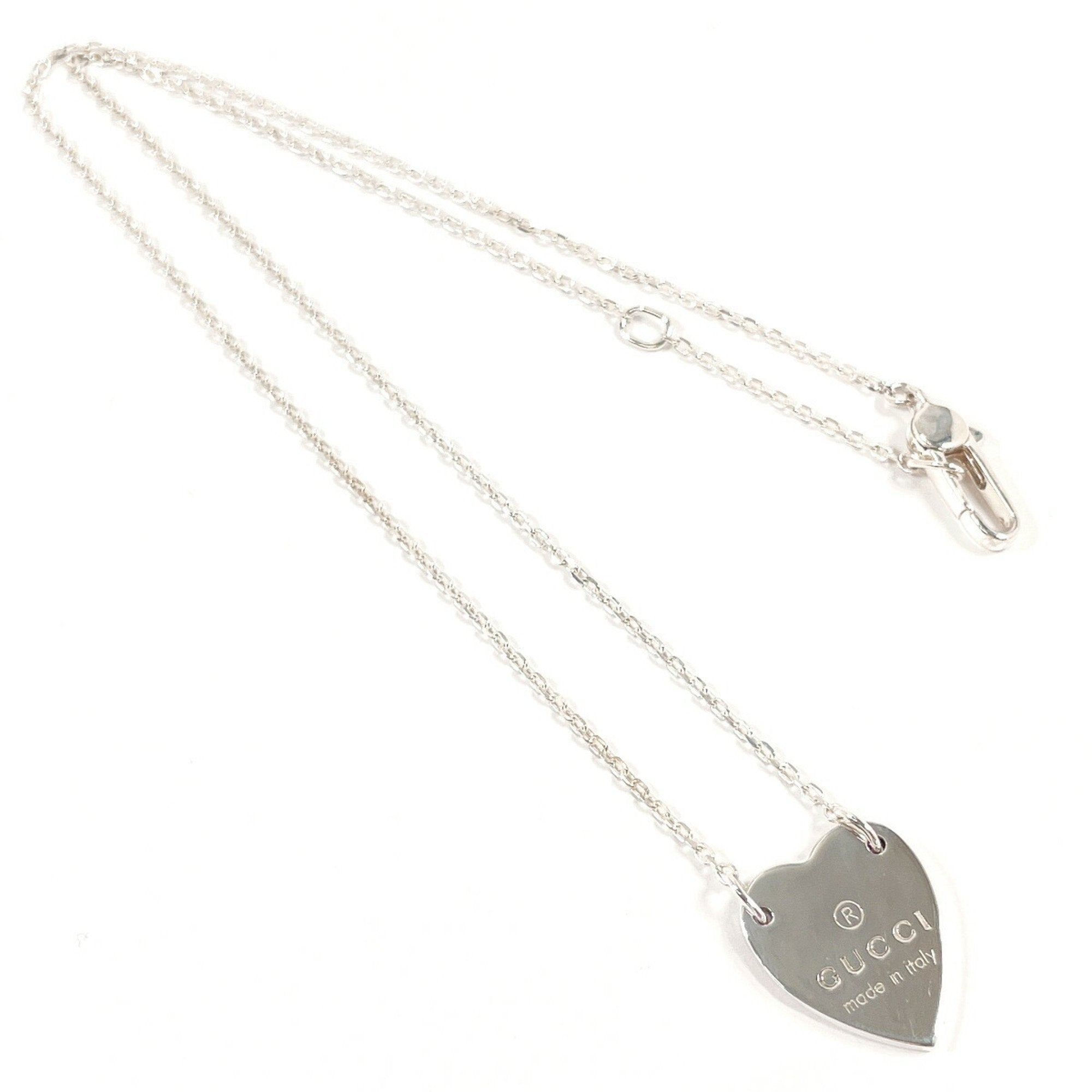 Trademark Heart Pendant Necklace Sterling Silver