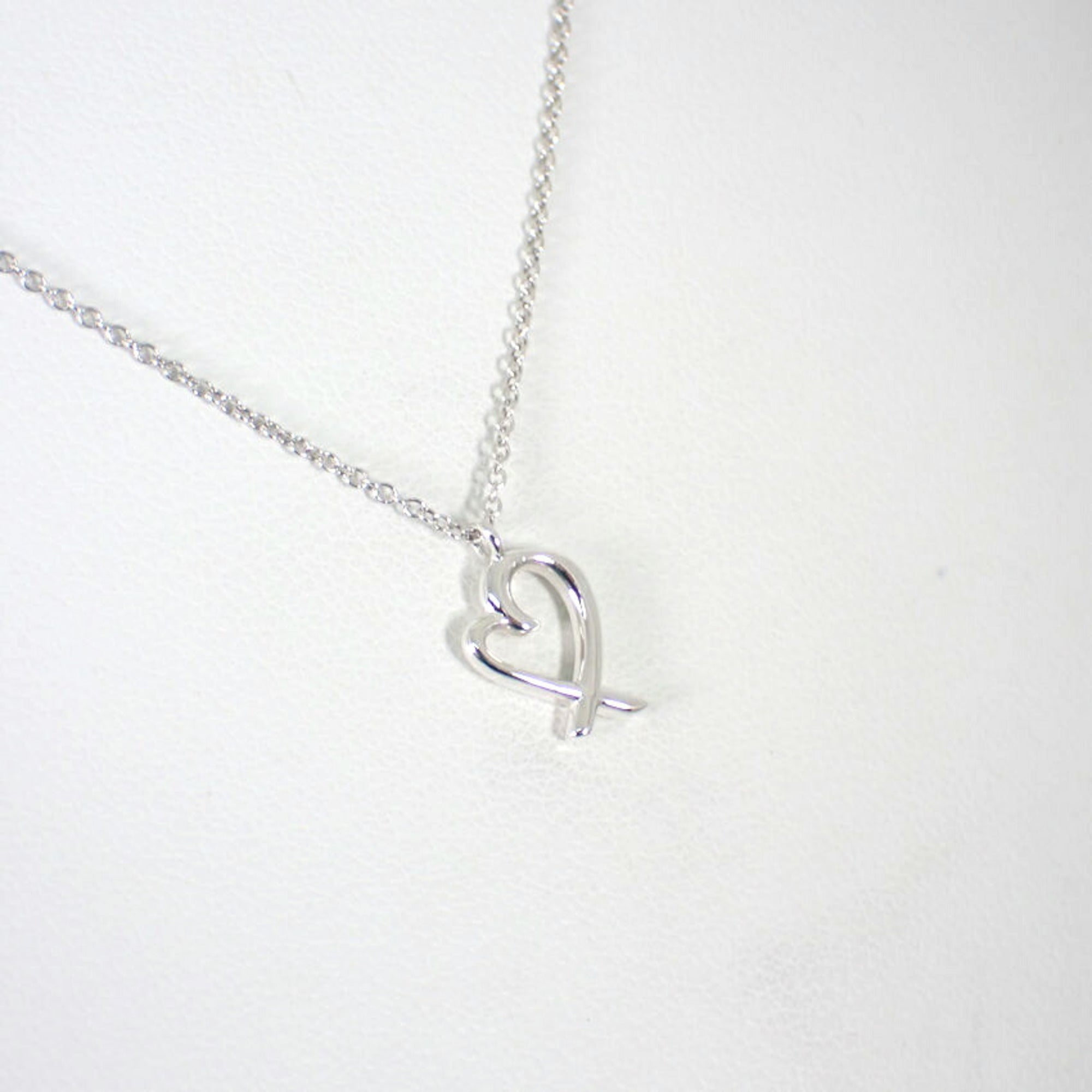 Loving Heart Pendant Necklace Sterling Silver