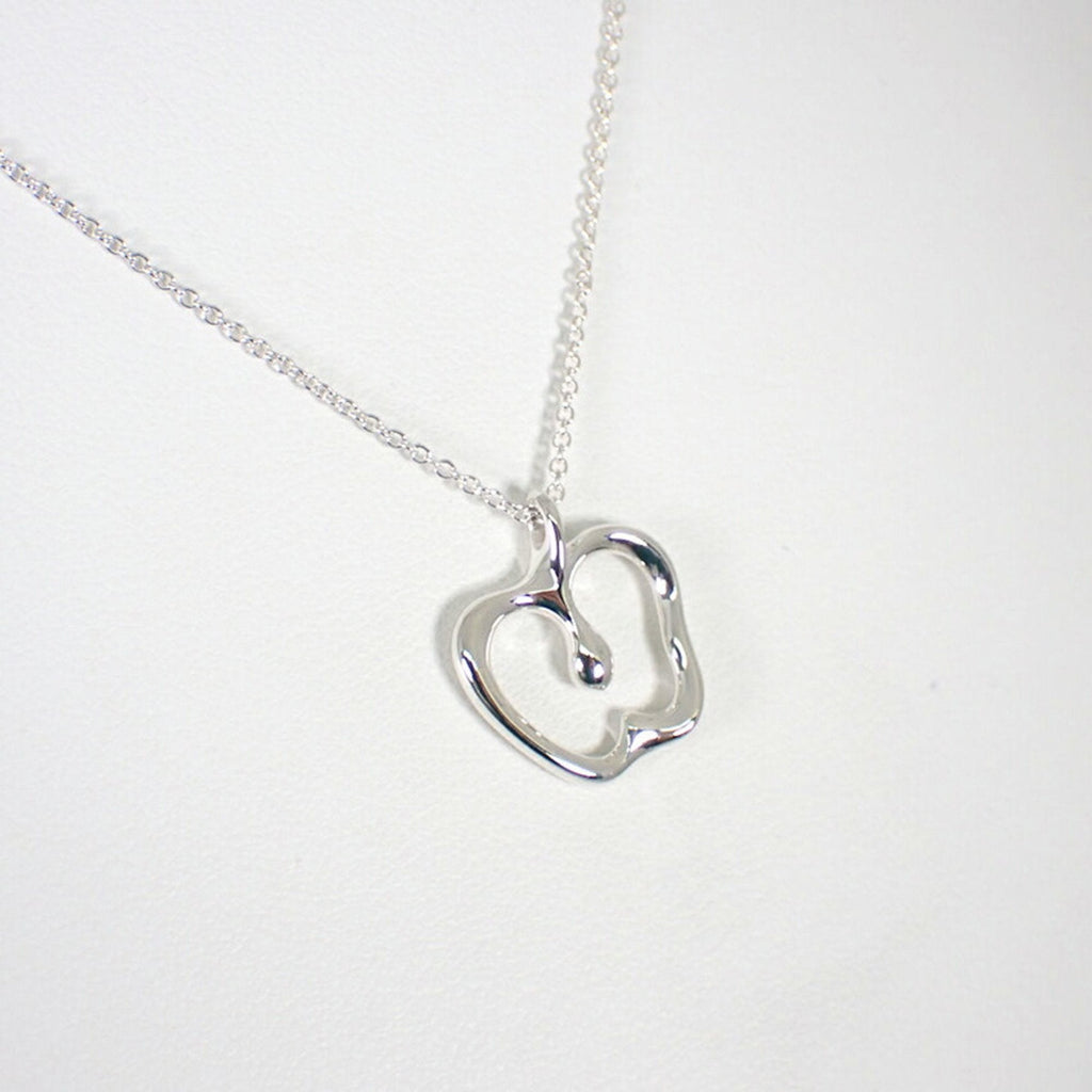 Apple Pendant Necklace Sterling Silver
