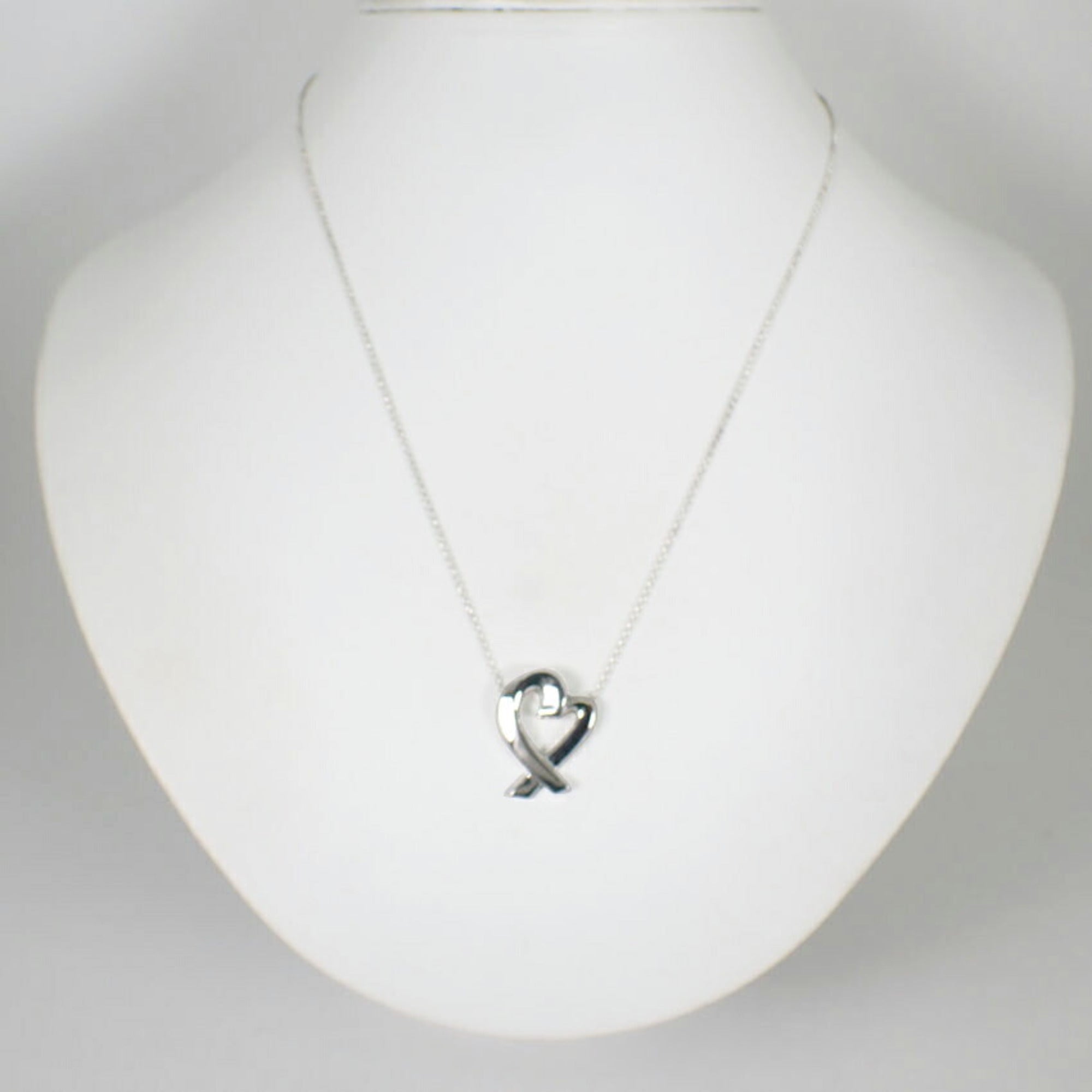 Loving Heart Pendant Necklace Sterling Silver