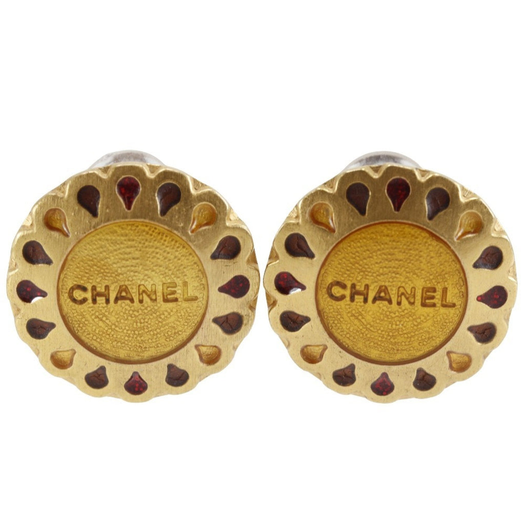 Clip-On Earrings Clip-On Gold-Tone Metal
