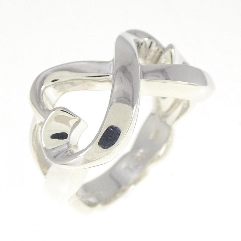 Double Loving Heart Ring Sterling Silver