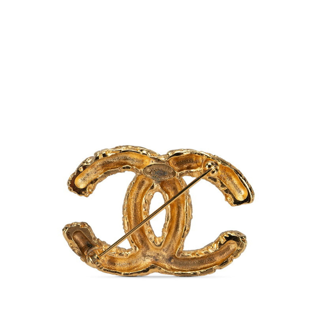 CC Logo Brooch Metal