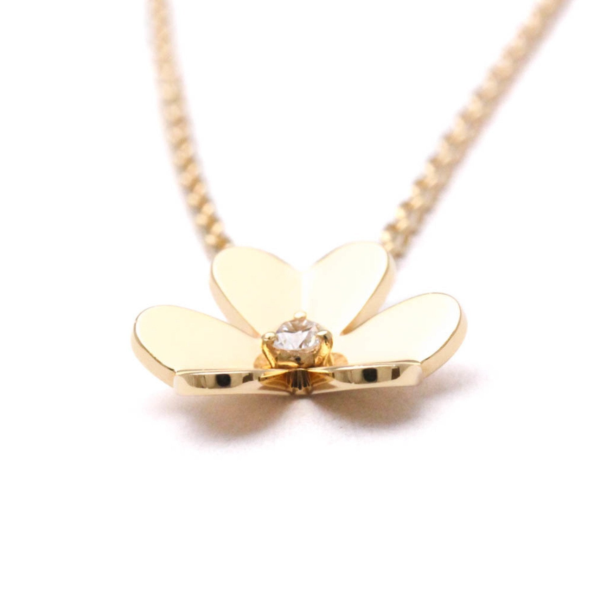 Frivole Pendant Necklace 18K Rose Gold with Diamond