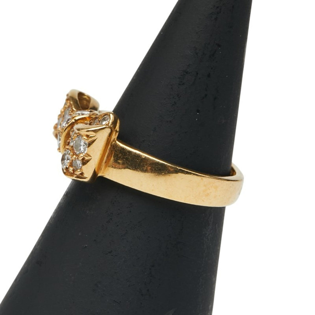 Nouveau Papillon Ring 18K Yellow Gold with Diamond