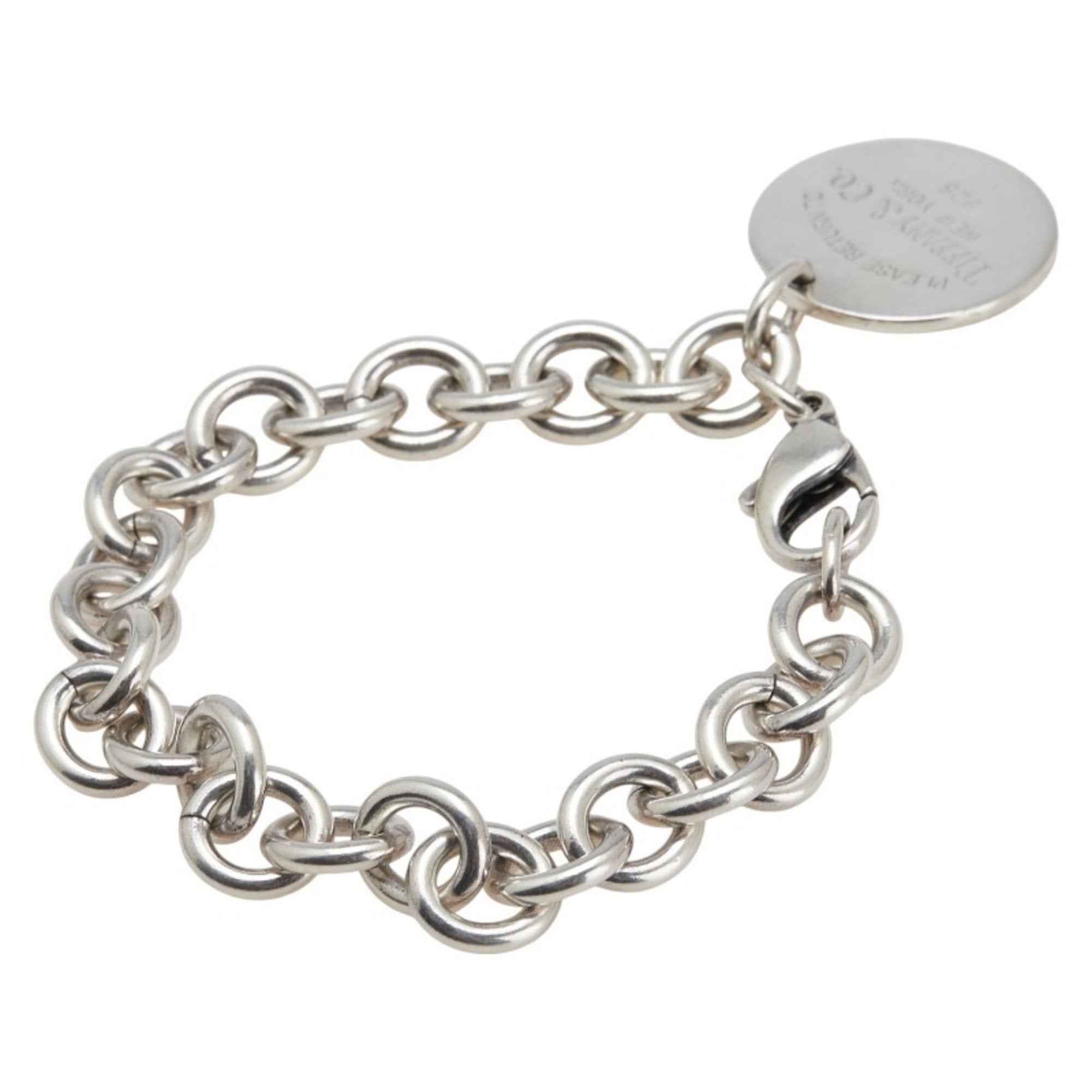 Return To Tiffany Round Chain Bracelet Sterling Silver