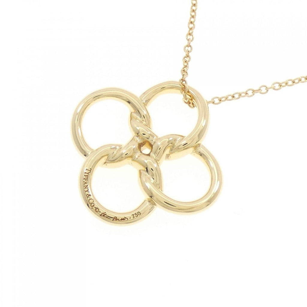Quadrofolio Pendant Necklace 18K Yellow Gold Small