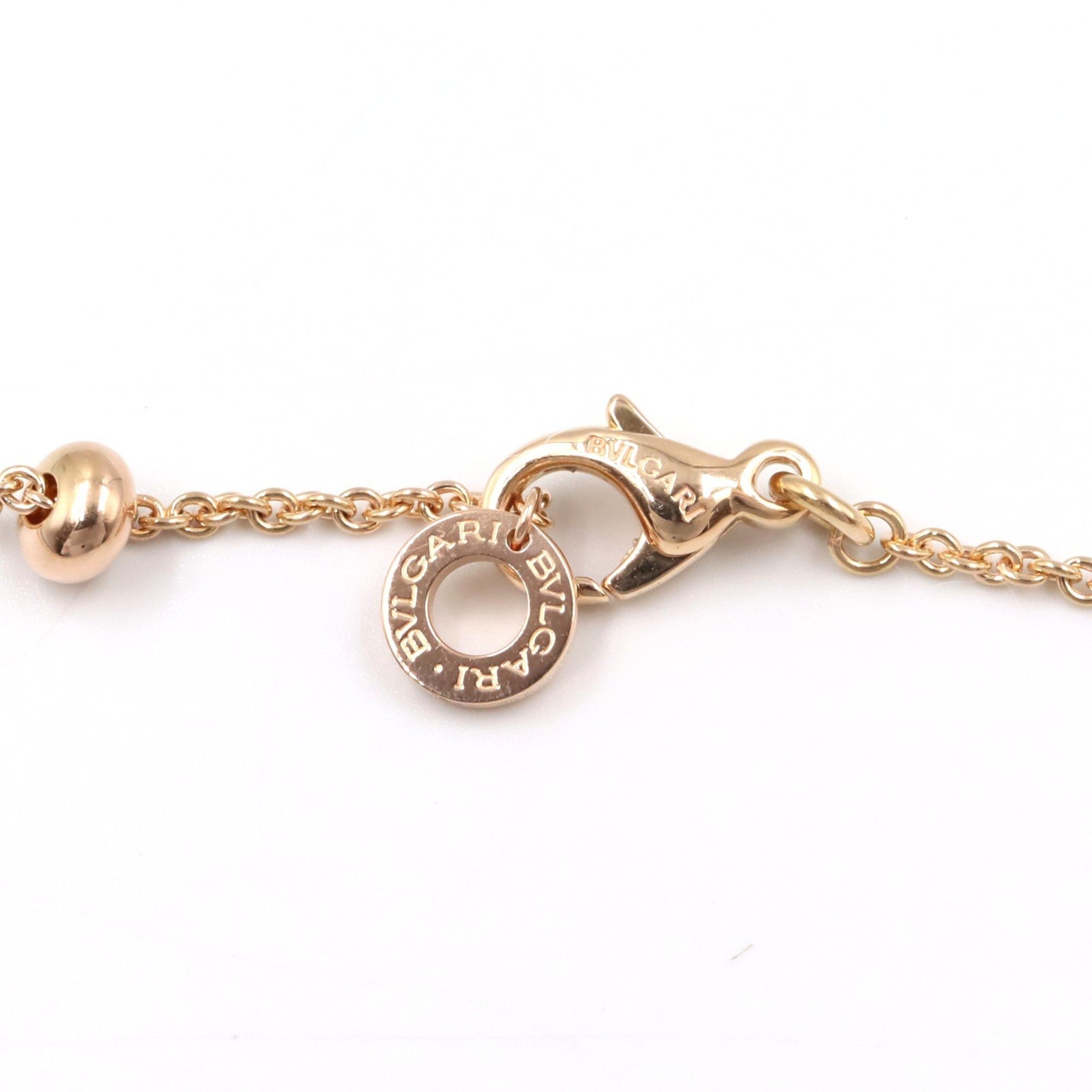 B.Zero1 Pendant Necklace Ceramic and 18K Rose Gold with Diamond