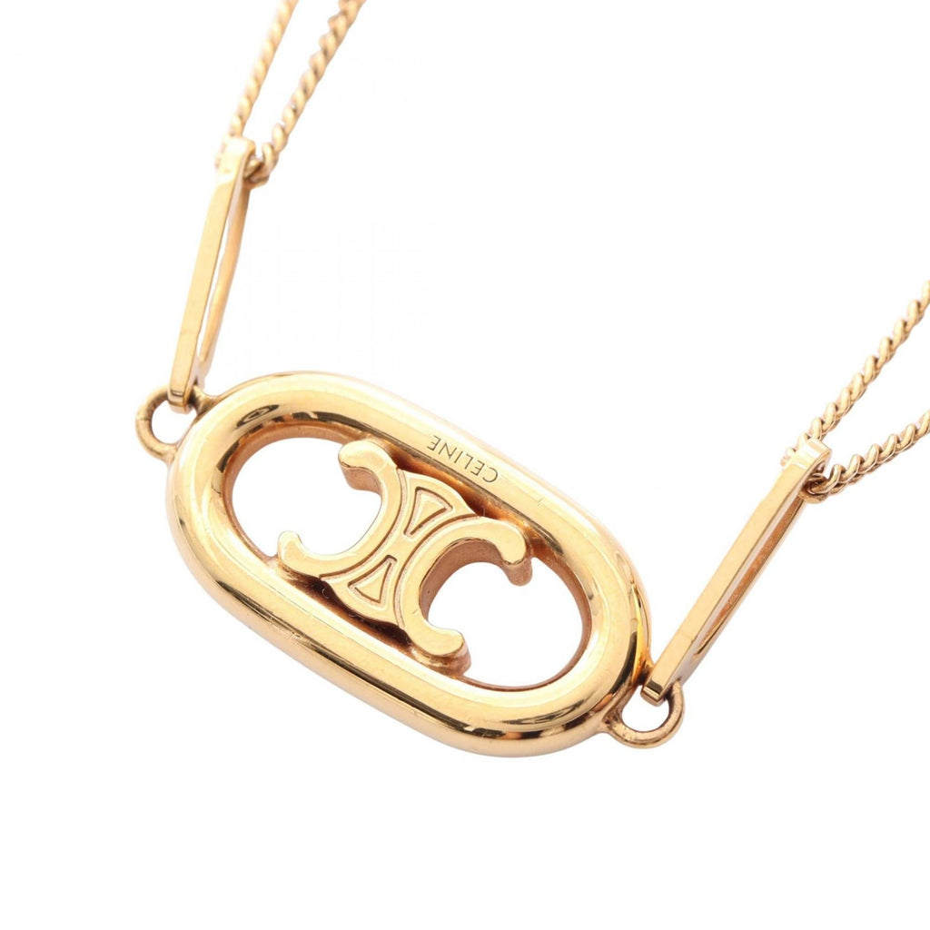Triomphe Pendant Necklace Gold Plated