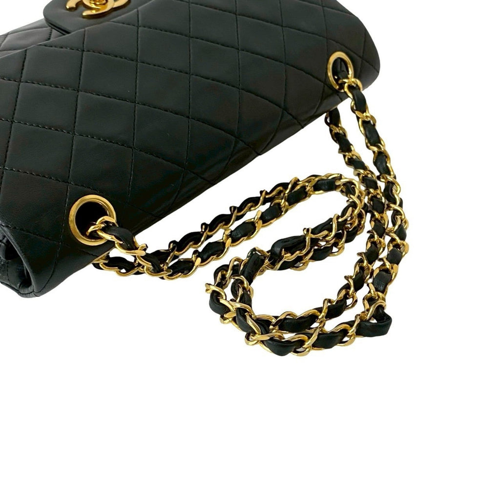 Vintage Classic Double Flap Bag Quilted Lambskin Small