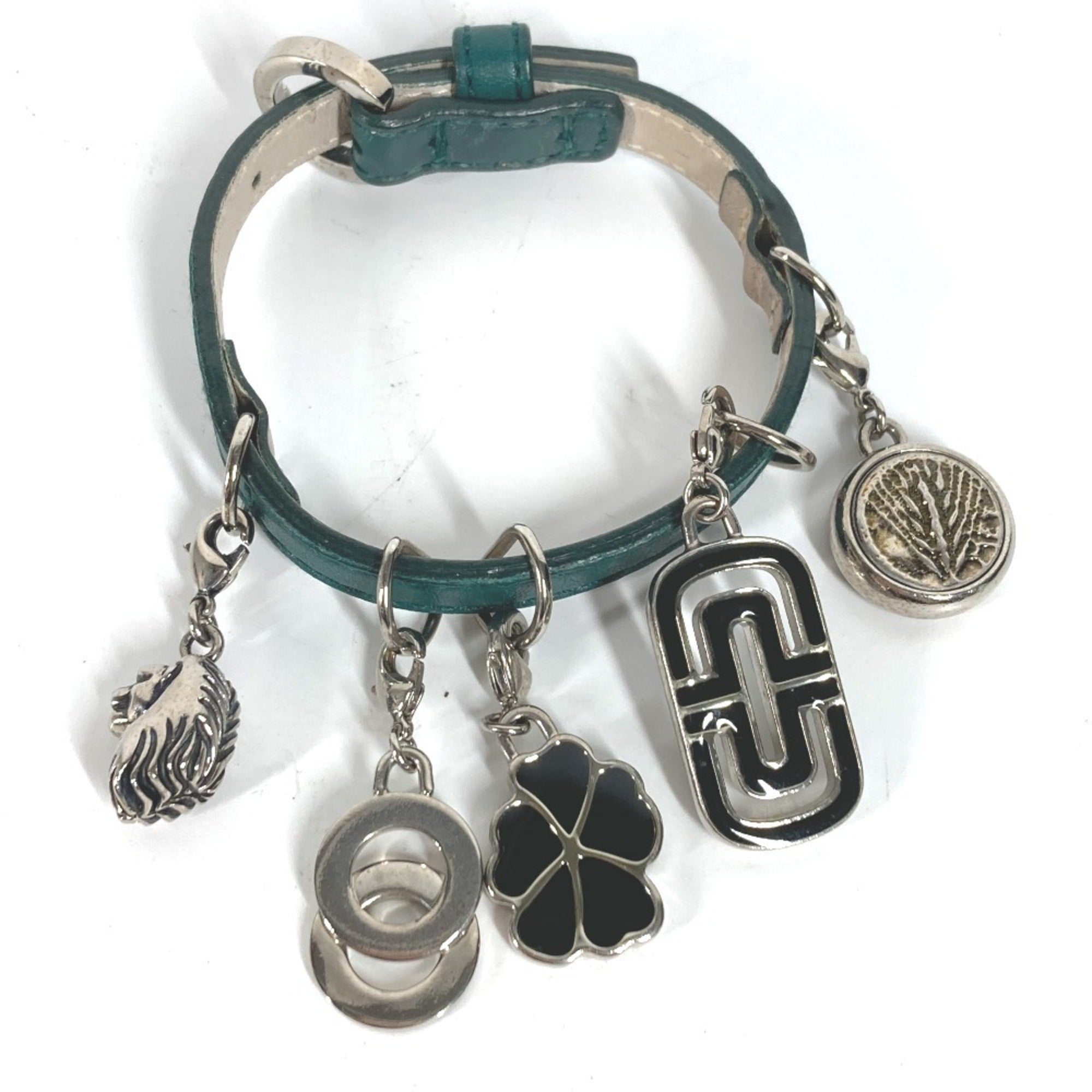 Leather Bracelet Green
