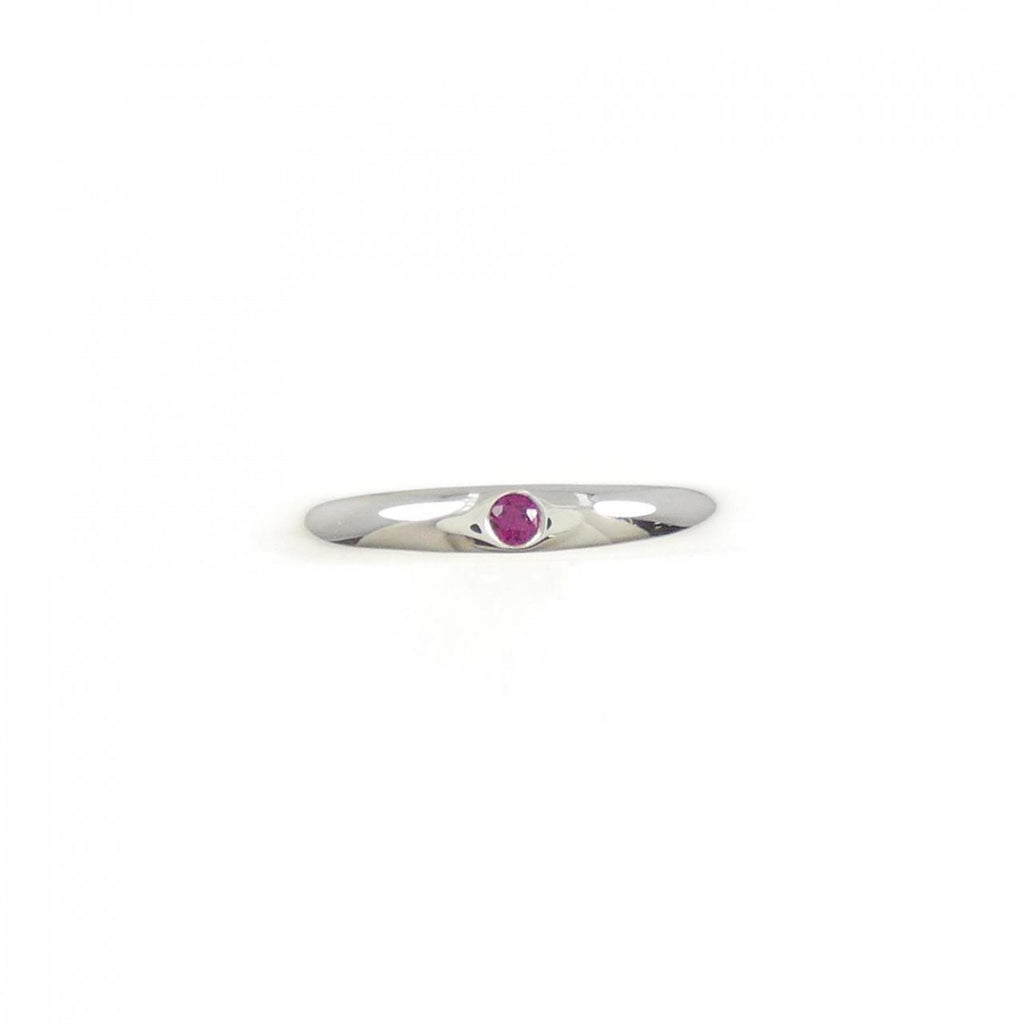 Ring Sterling Silver With Ruby