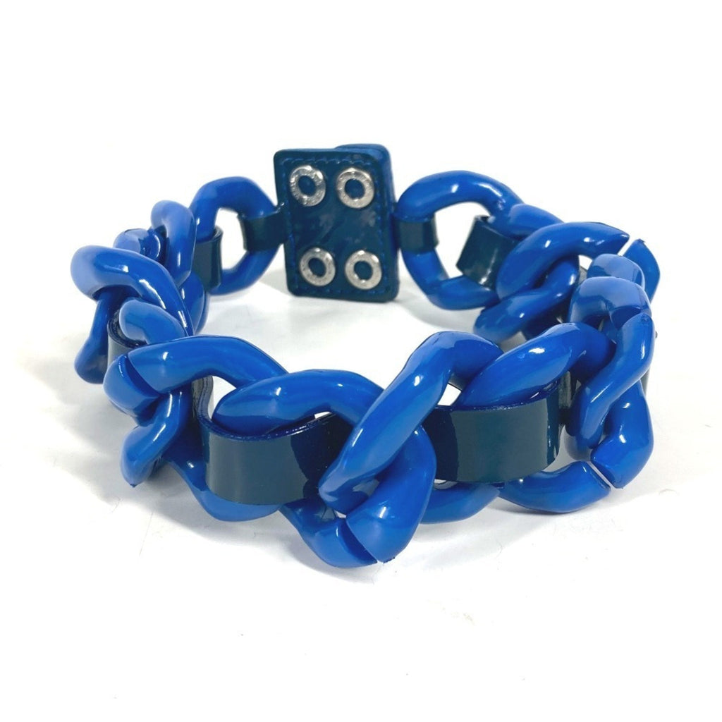 Pendant Necklace Plastic Blue
