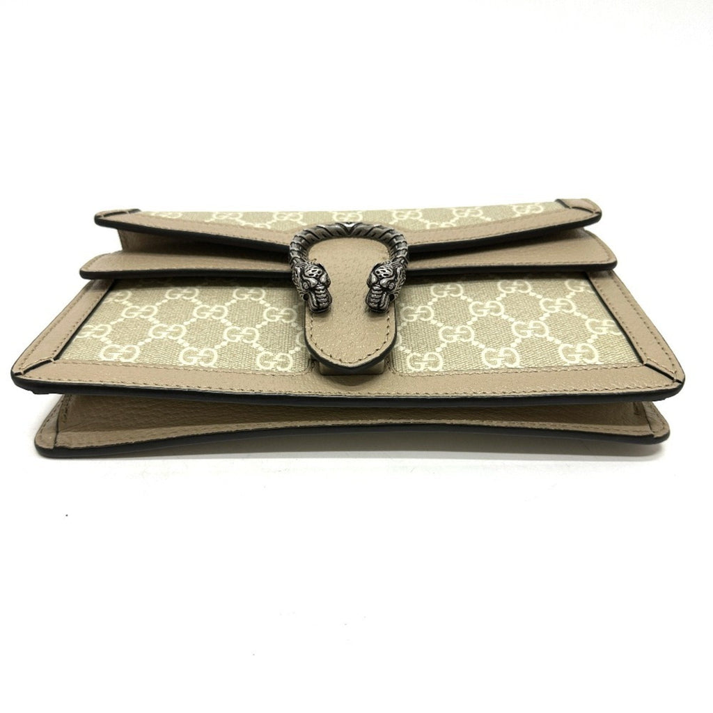 Dionysus Bag GG Coated Canvas with Leather Small