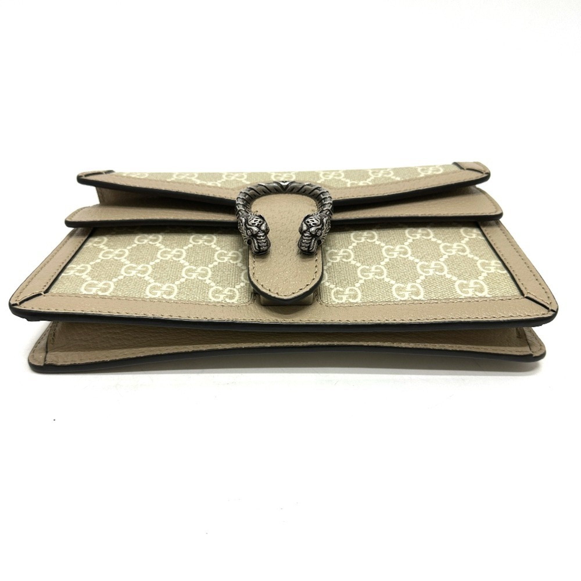 Dionysus Bag GG Coated Canvas with Leather Small