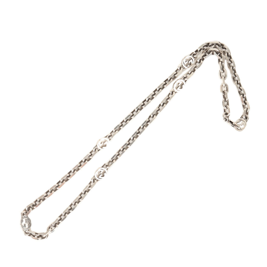 Interlocking Pendant Necklace Sterling Silver