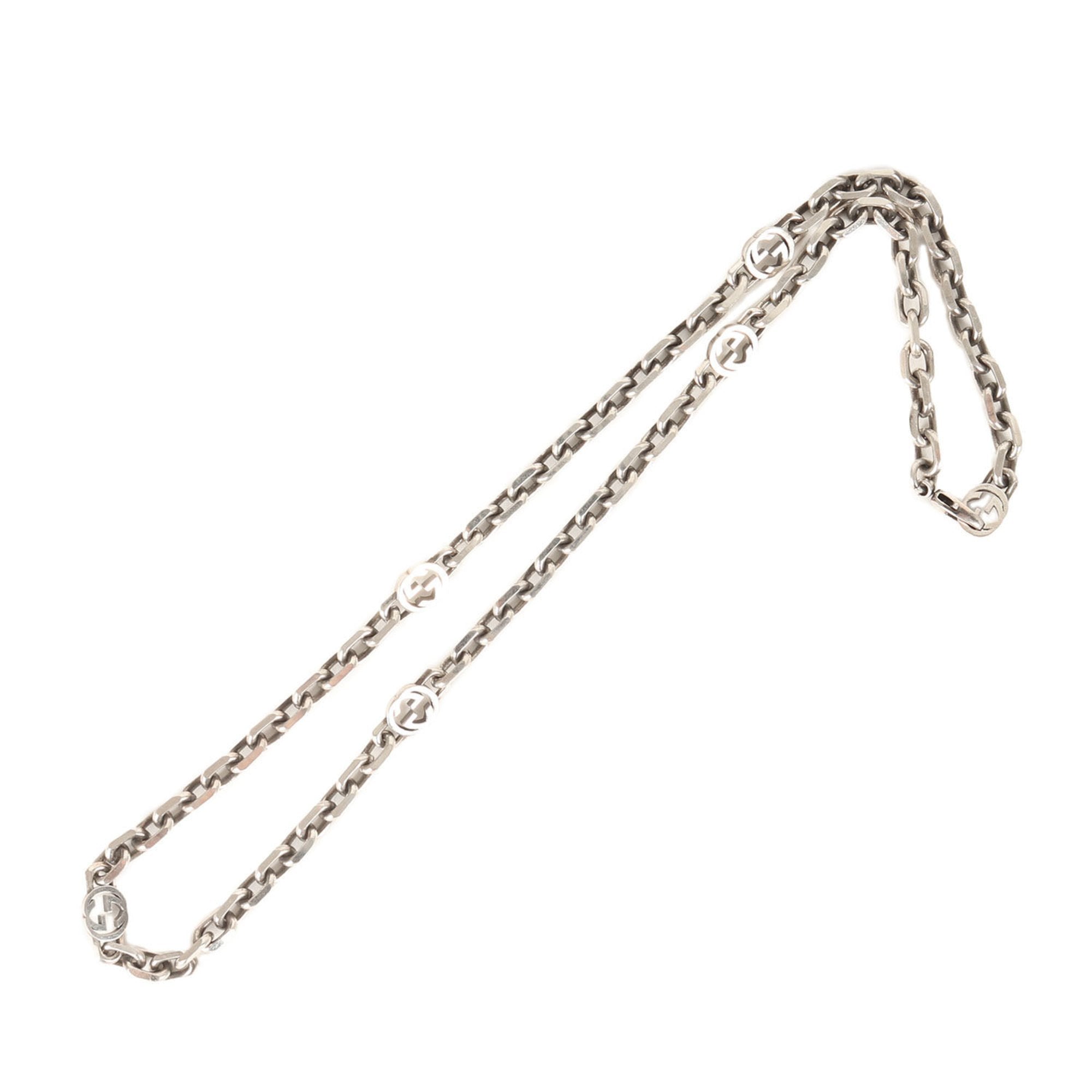 Interlocking Pendant Necklace Sterling Silver