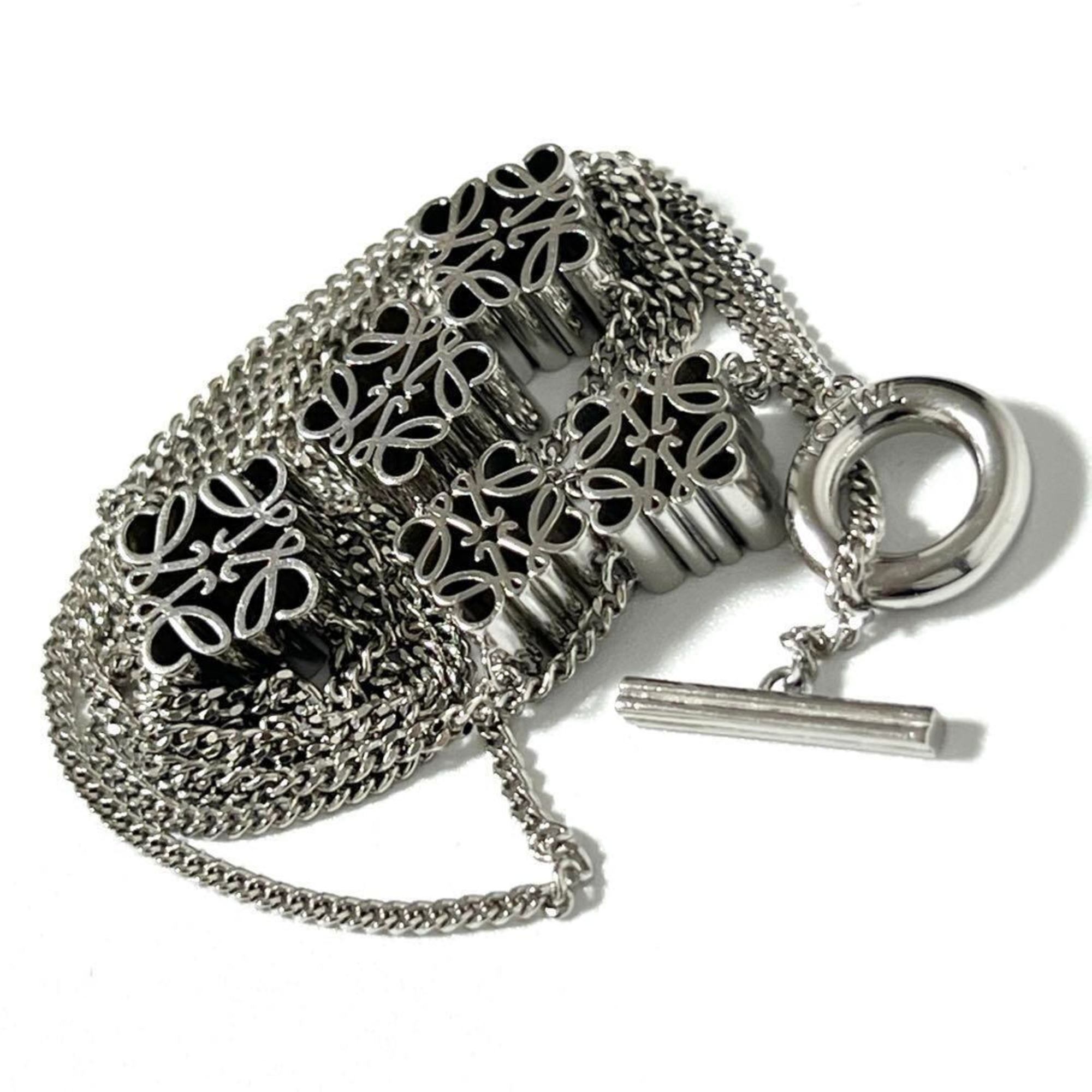 Anagram Sautoir Pendant Necklace Sterling Silver