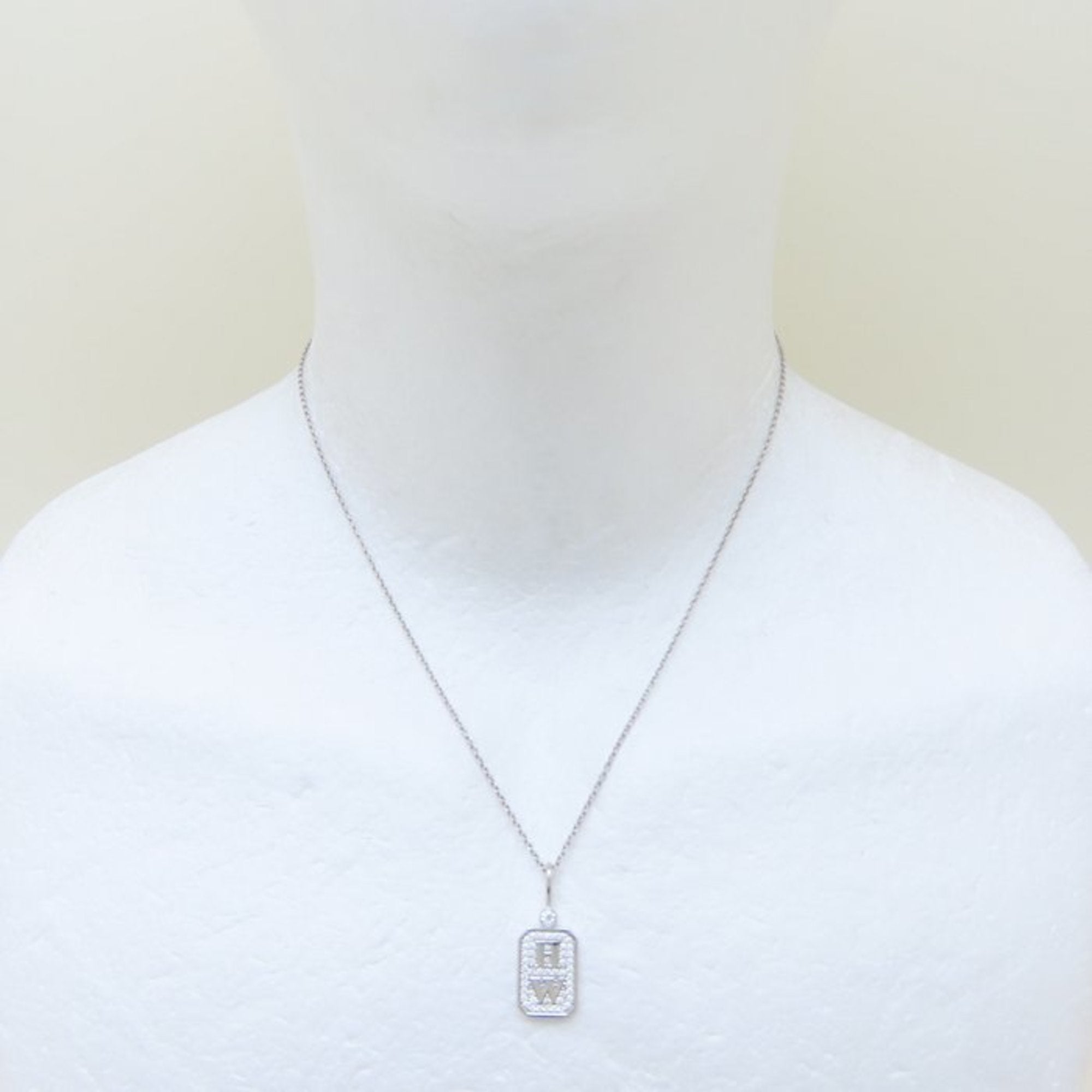 Pendant Necklace Platinum