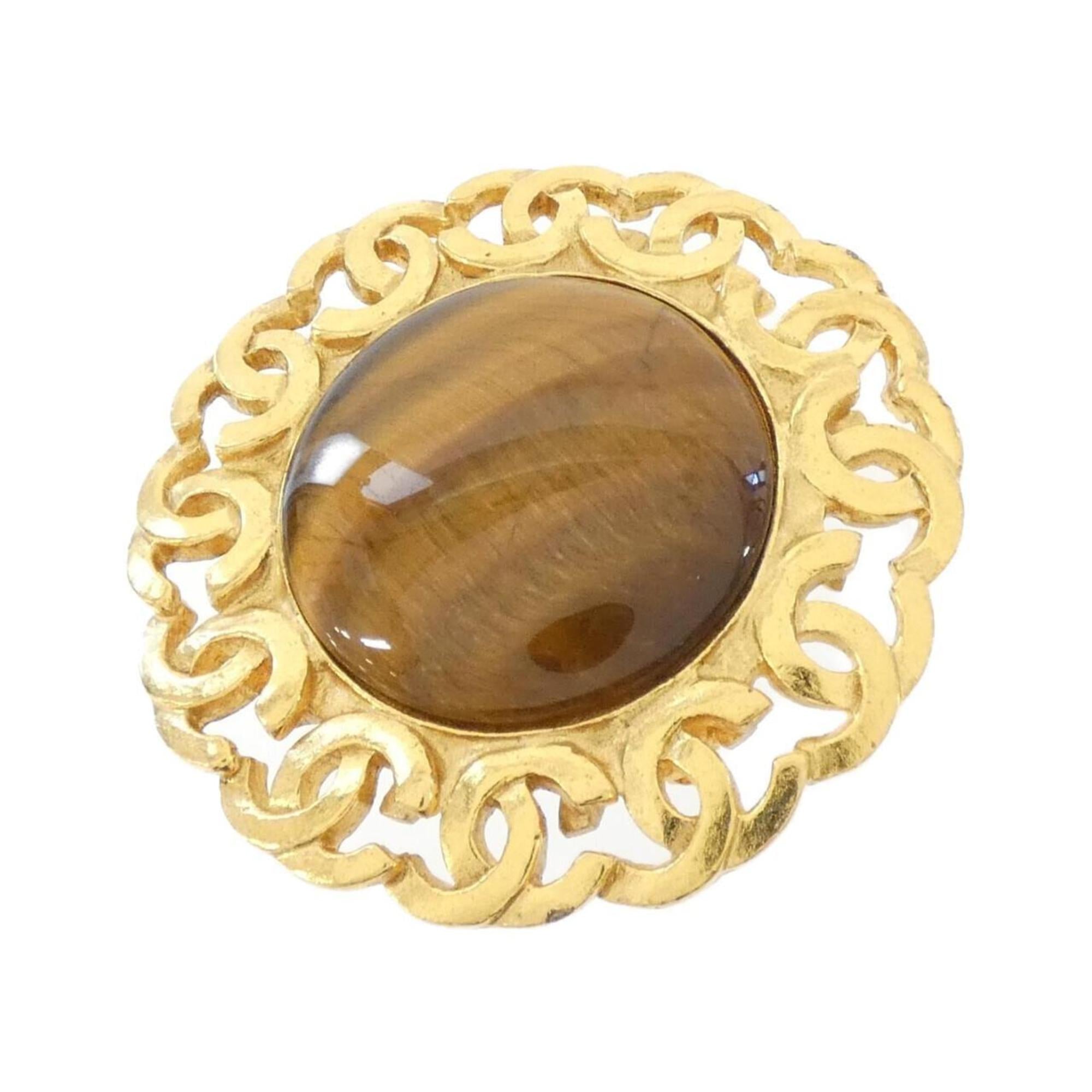 Brooch Brown and Gold