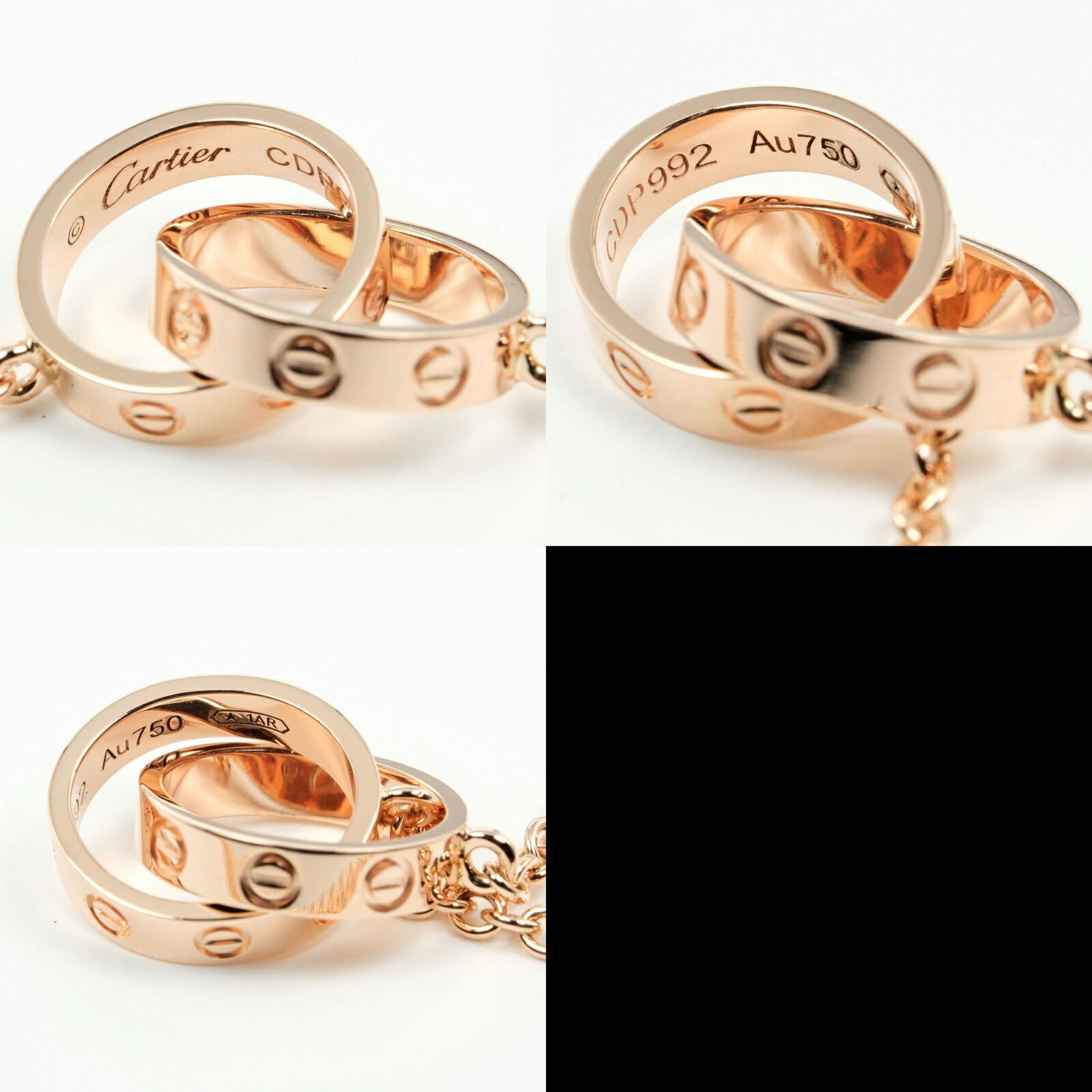 Pendant Necklace 18K Rose Gold