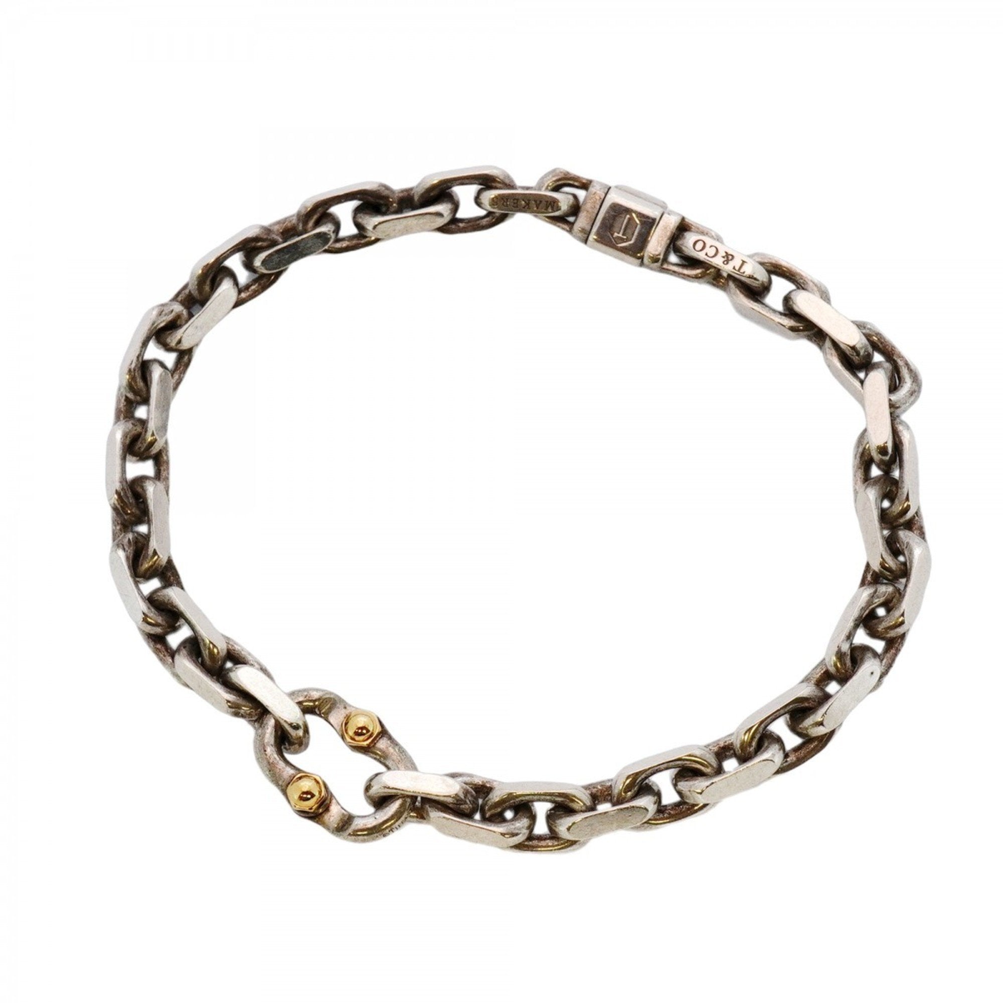 Bracelet 18K Yellow Gold and Sterling Silver