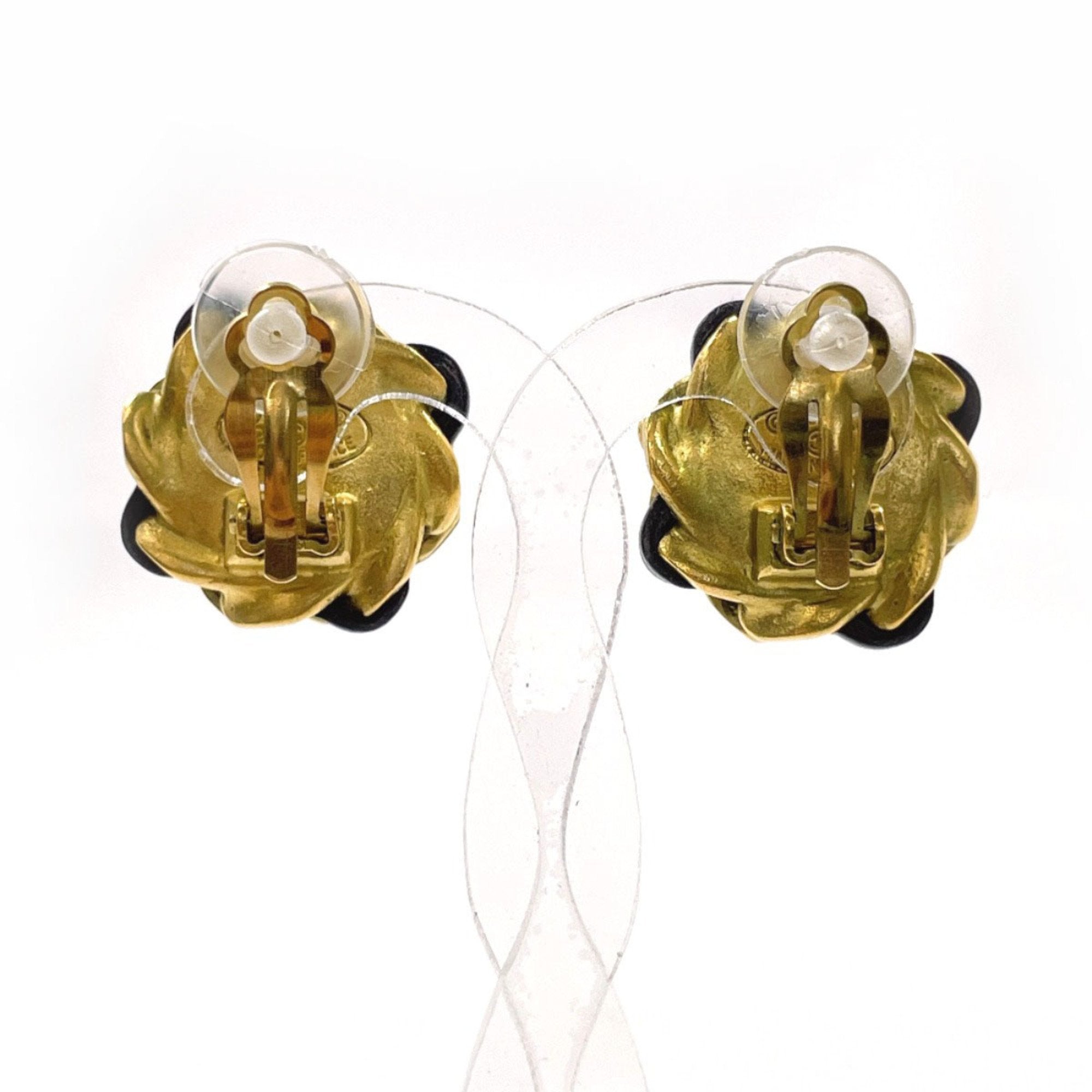 Clip-On Earrings Pearl Clip-On Gold-Tone Metal