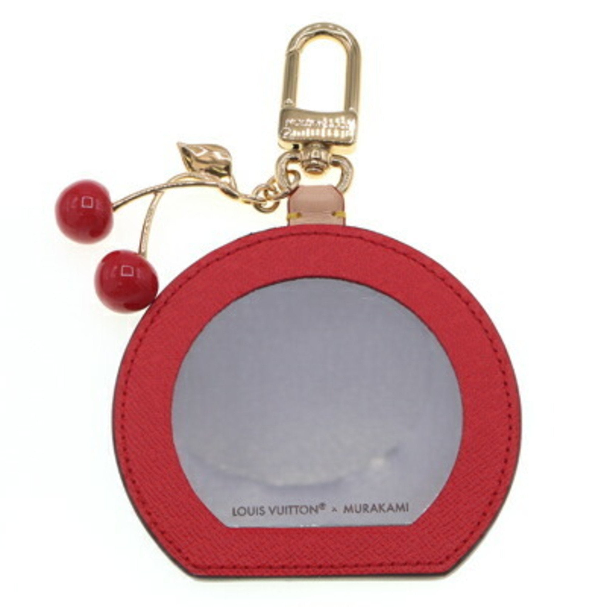 Monogram Charm Cherry Handbag Charm