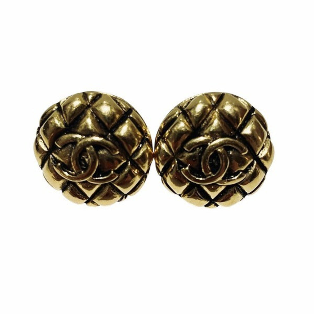 CC Logo Clip-On Earrings Metal