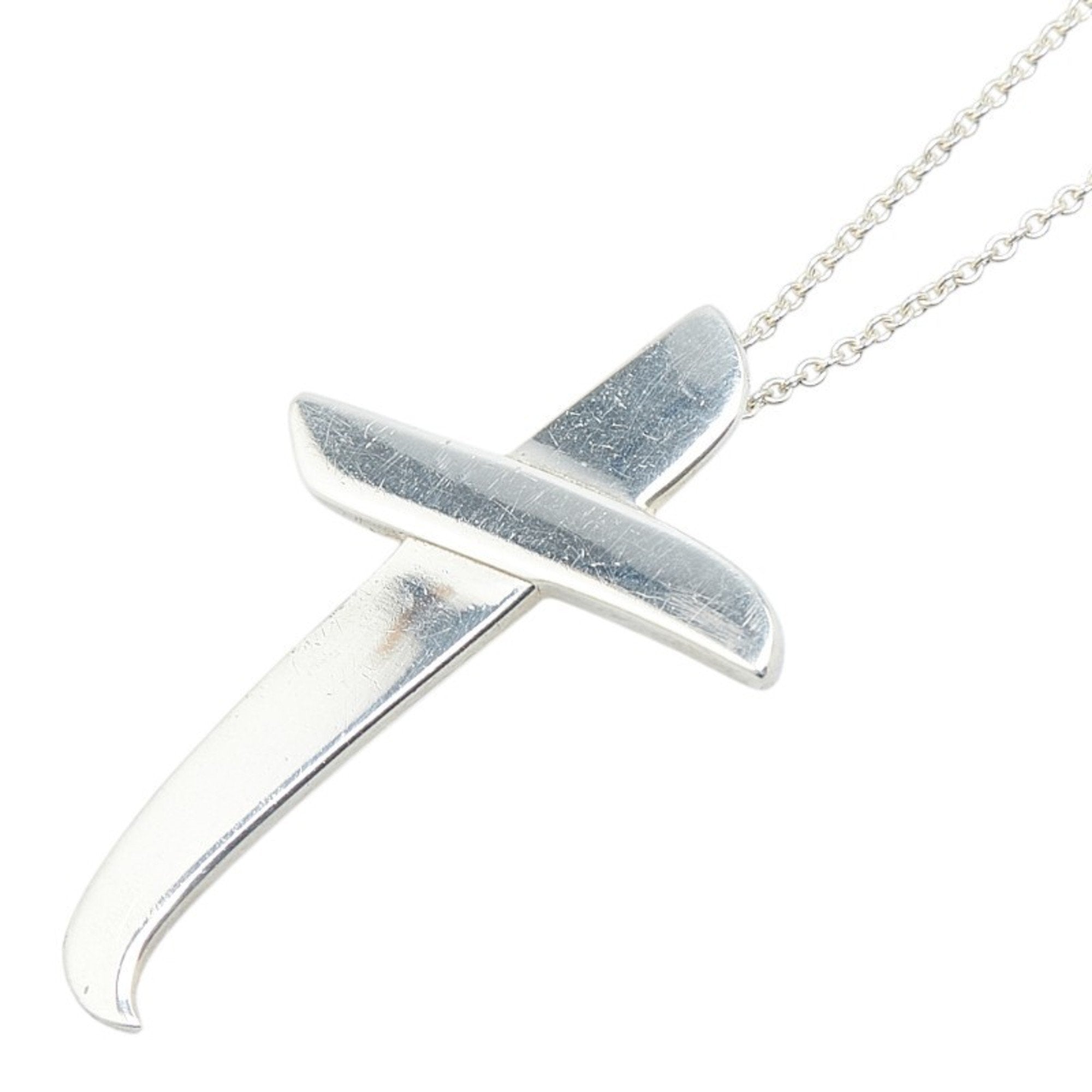 Kiss Pendant Necklace Sterling Silver