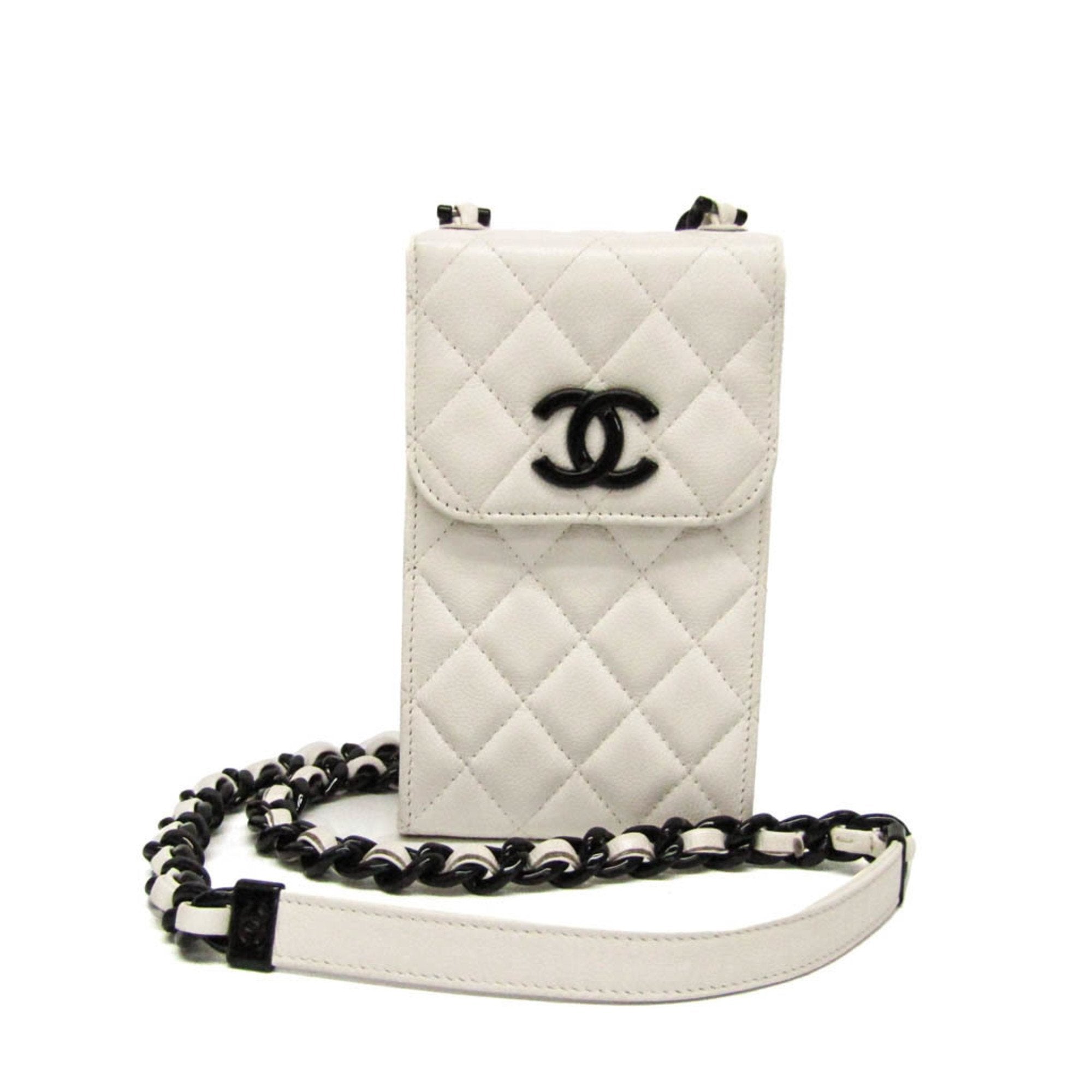 My Everything Phone Holder Crossbody Bag Quilted Caviar