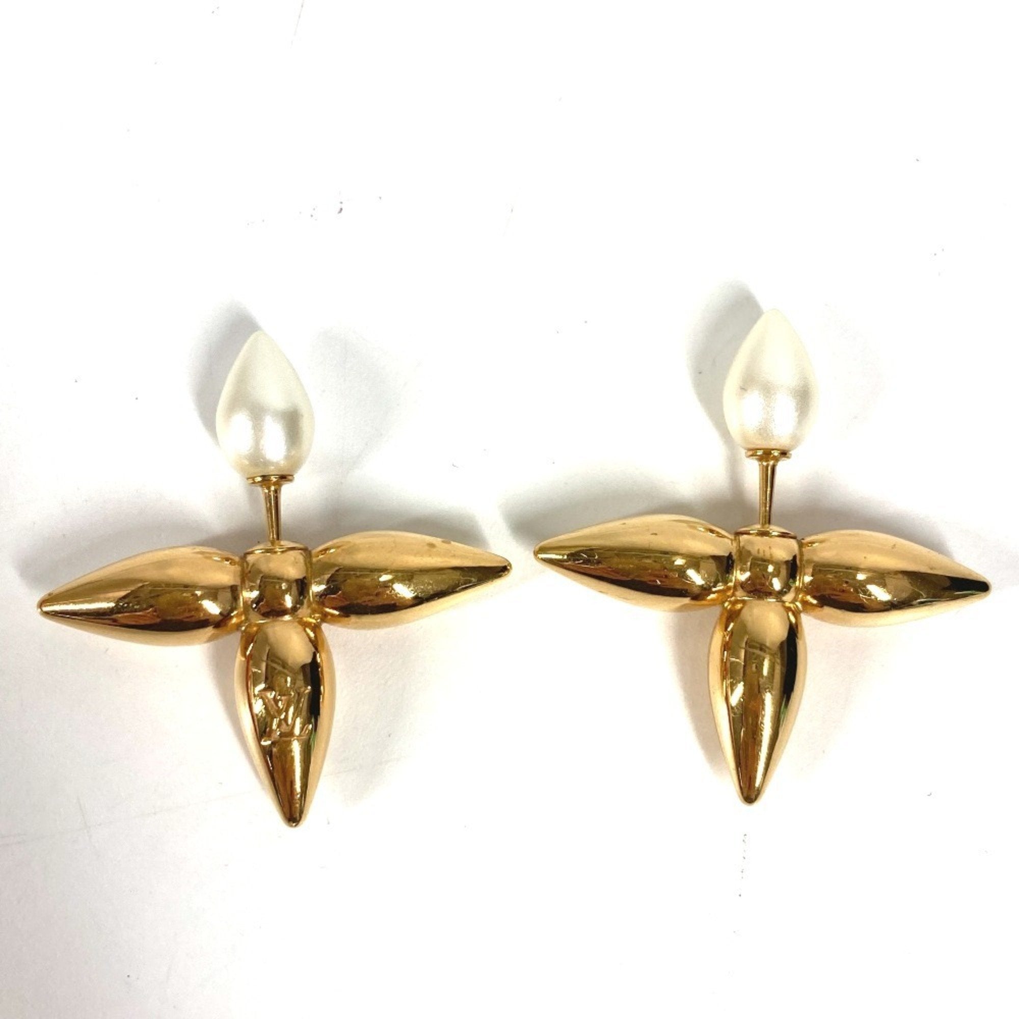 Earrings Gold-Tone Metal