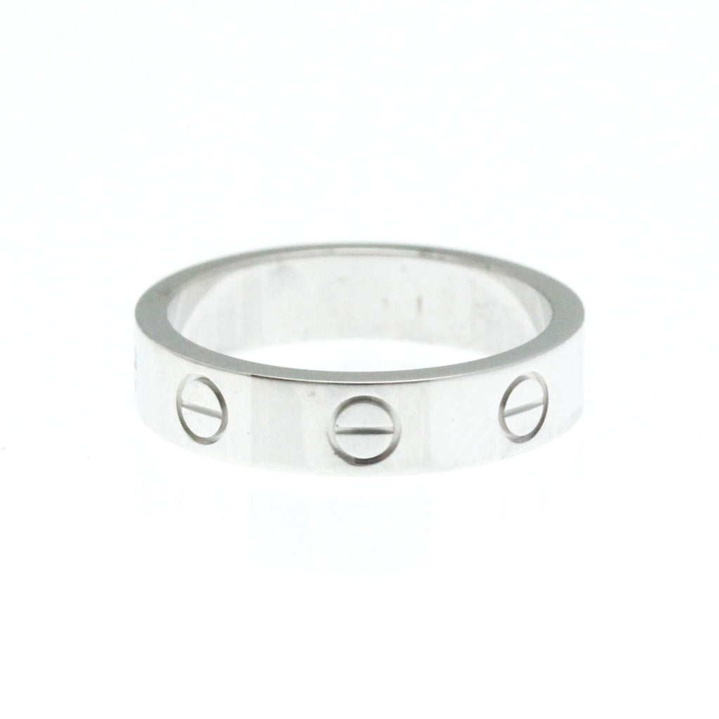 Love Ring 18K White Gold Mini with Diamond
