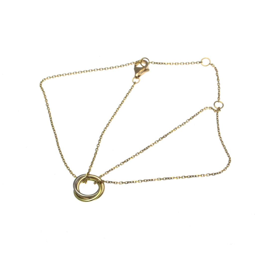 Trinity Bracelet 18K Tricolor Gold