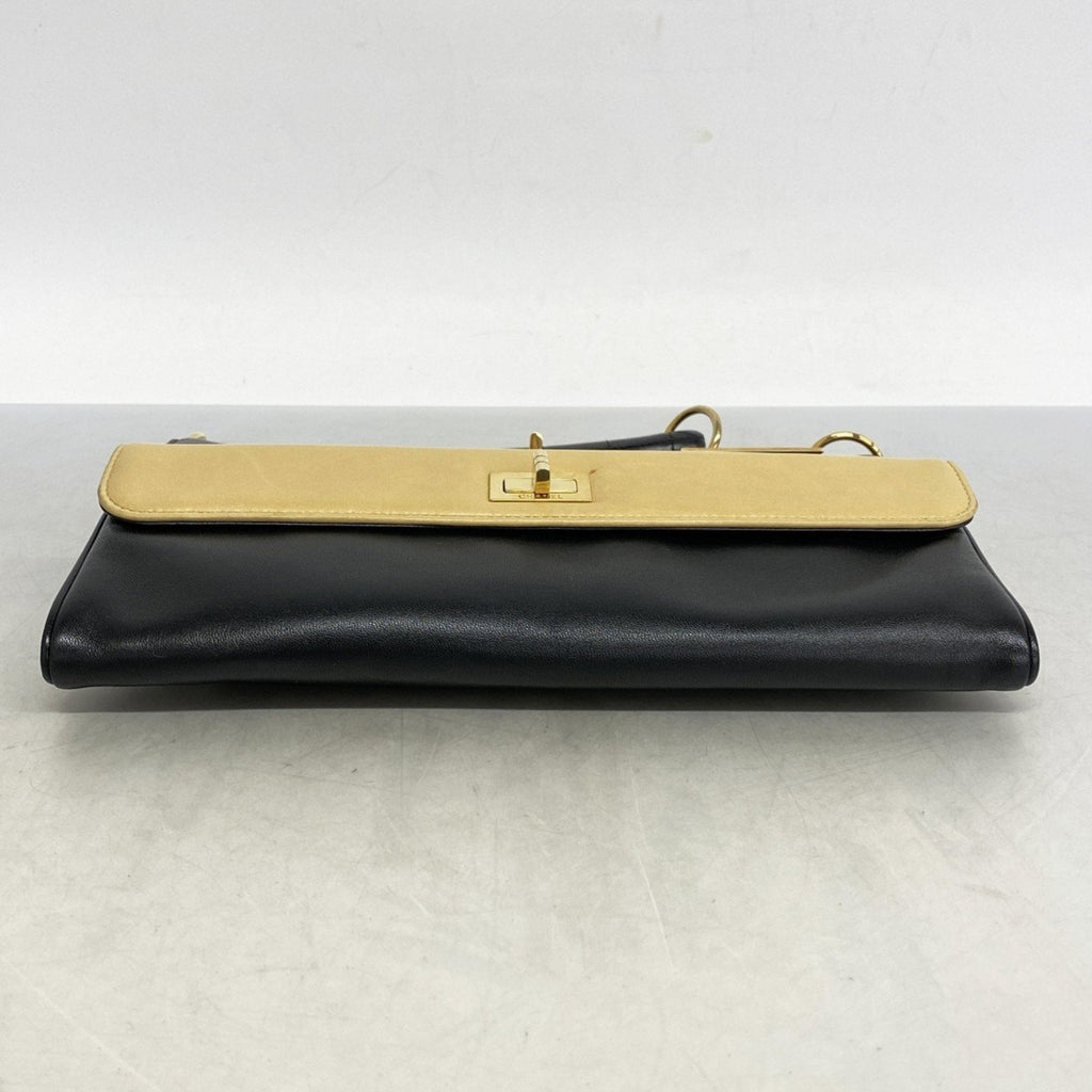 Vintage Mademoiselle Flap Bag Quilted Lambskin Medium