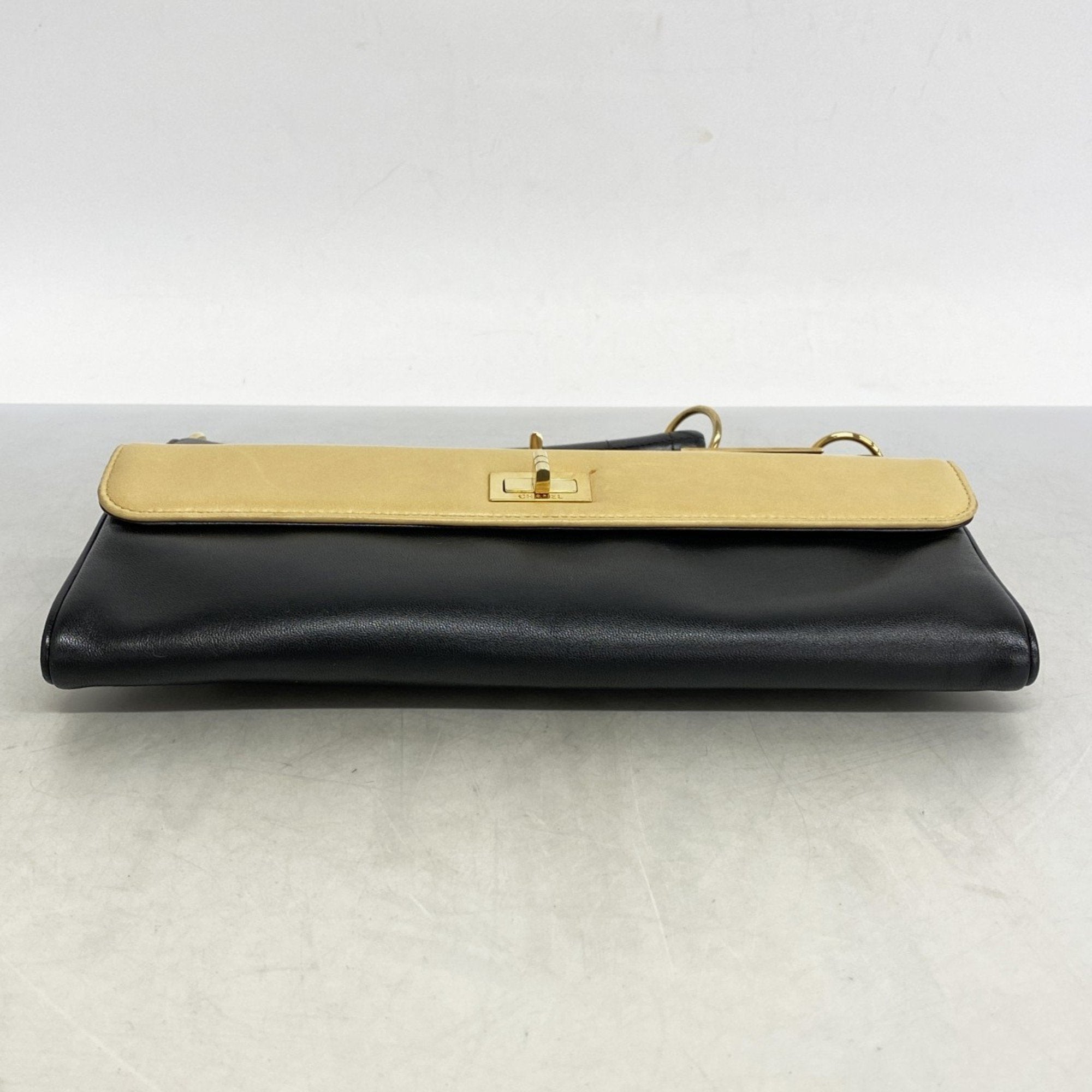 Vintage Mademoiselle Flap Bag Quilted Lambskin Medium