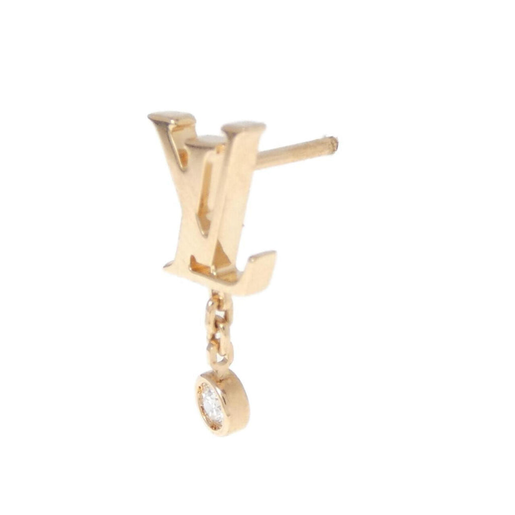 Idylle Blossom Clip Earrings 18K Rose Gold and Diamond One Ear 18K Rose Gold