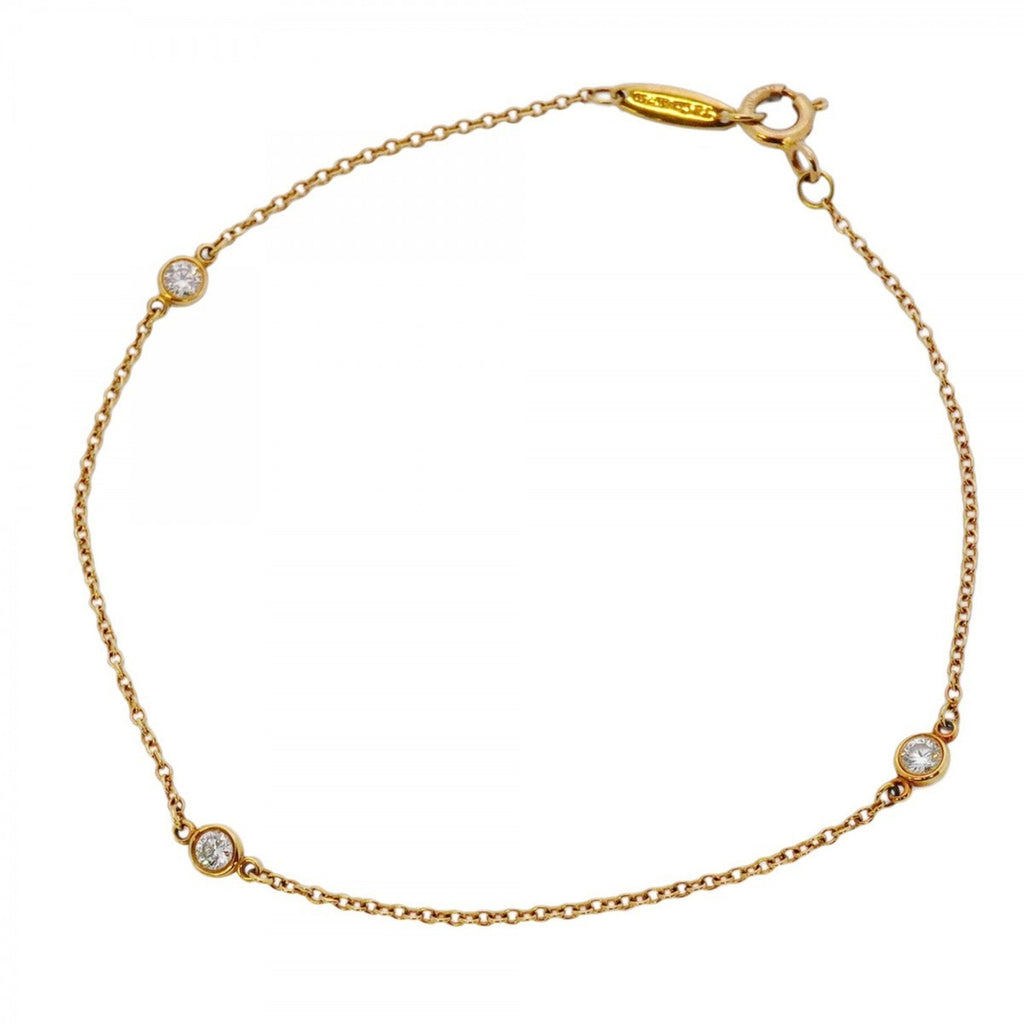 Elsa Peretti Diamonds By The Yard Pendant Necklace 18K Yellow Gold and Diamond