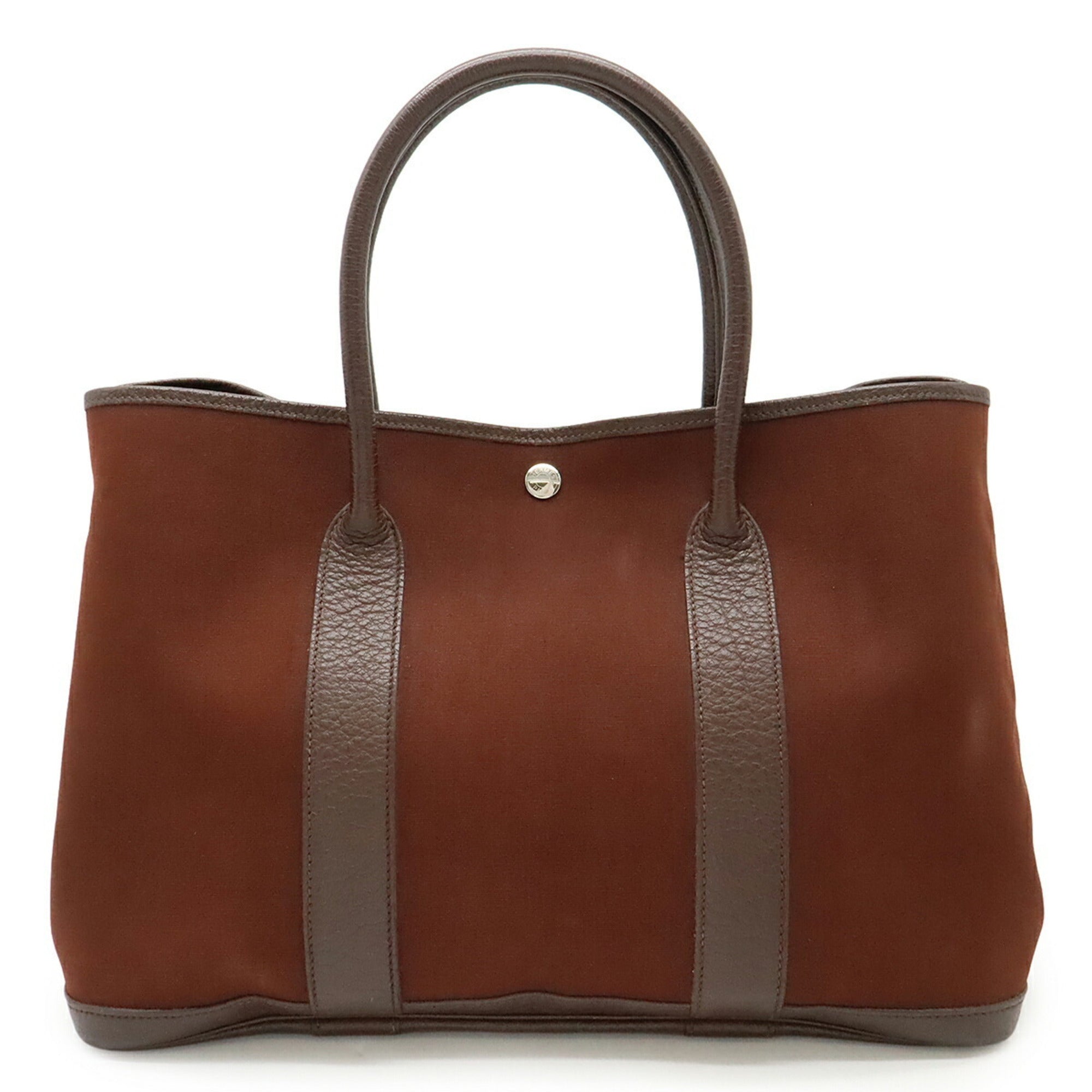 Garden Party Tote Toile and Leather 36