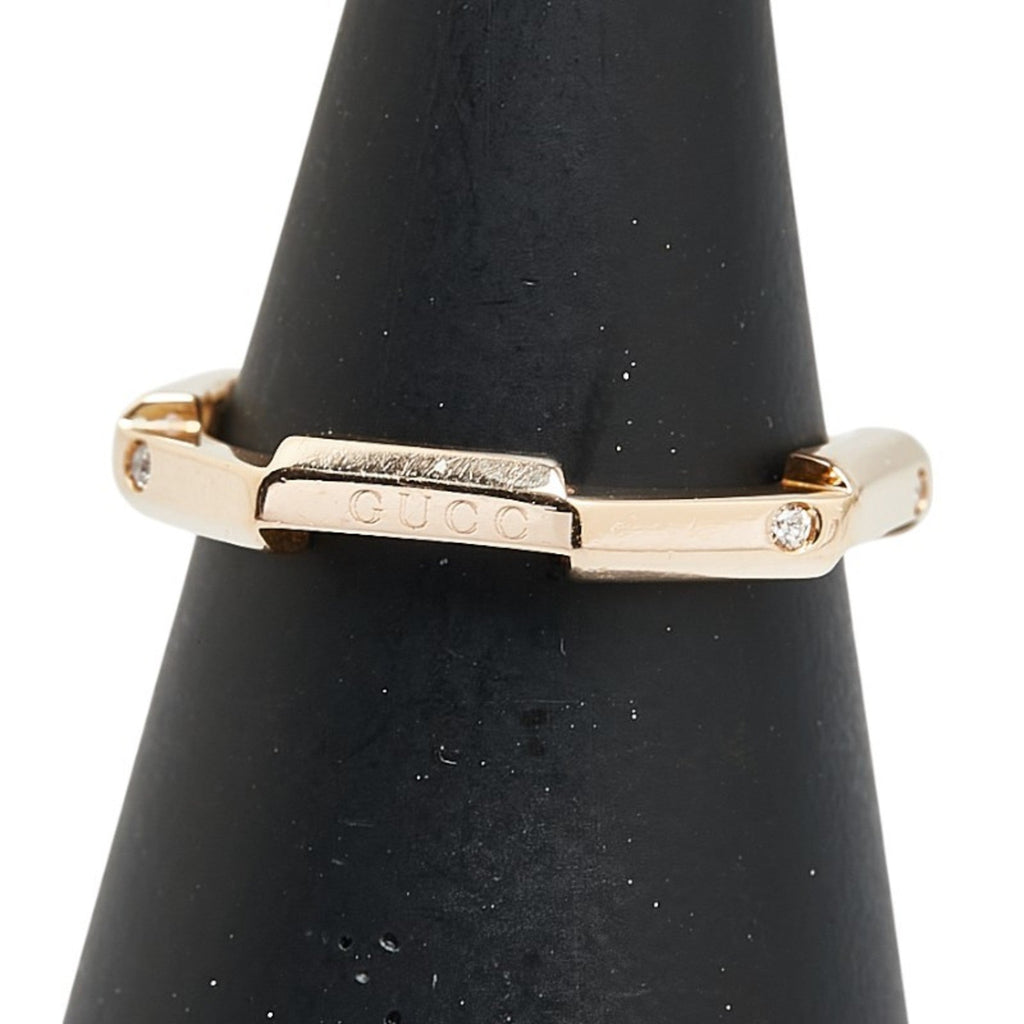 Link To Love Ring 18K Rose Gold With Diamond