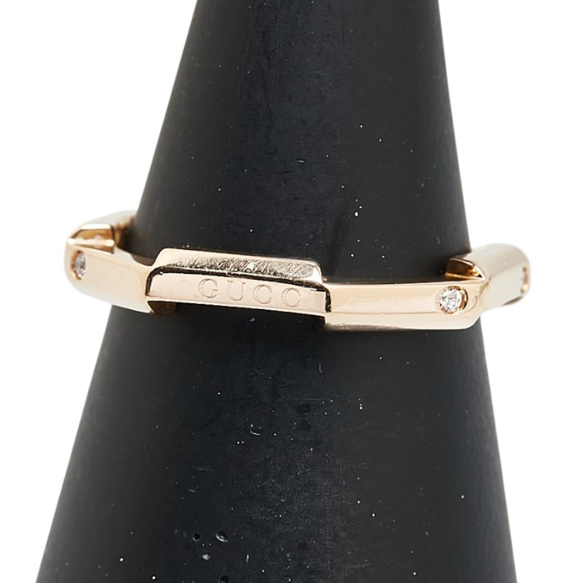 Link To Love Ring 18K Rose Gold With Diamond