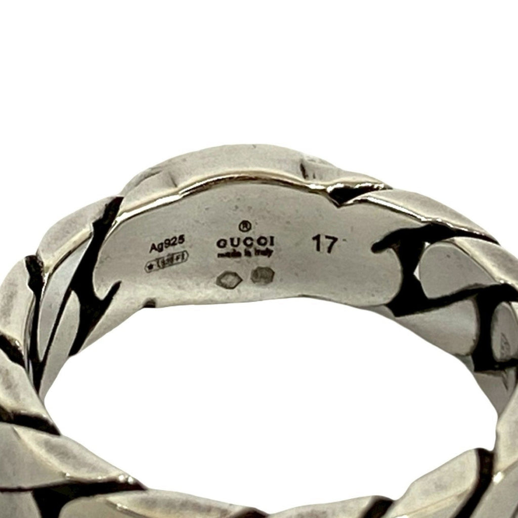 Interlocking G Ring Sterling Silver