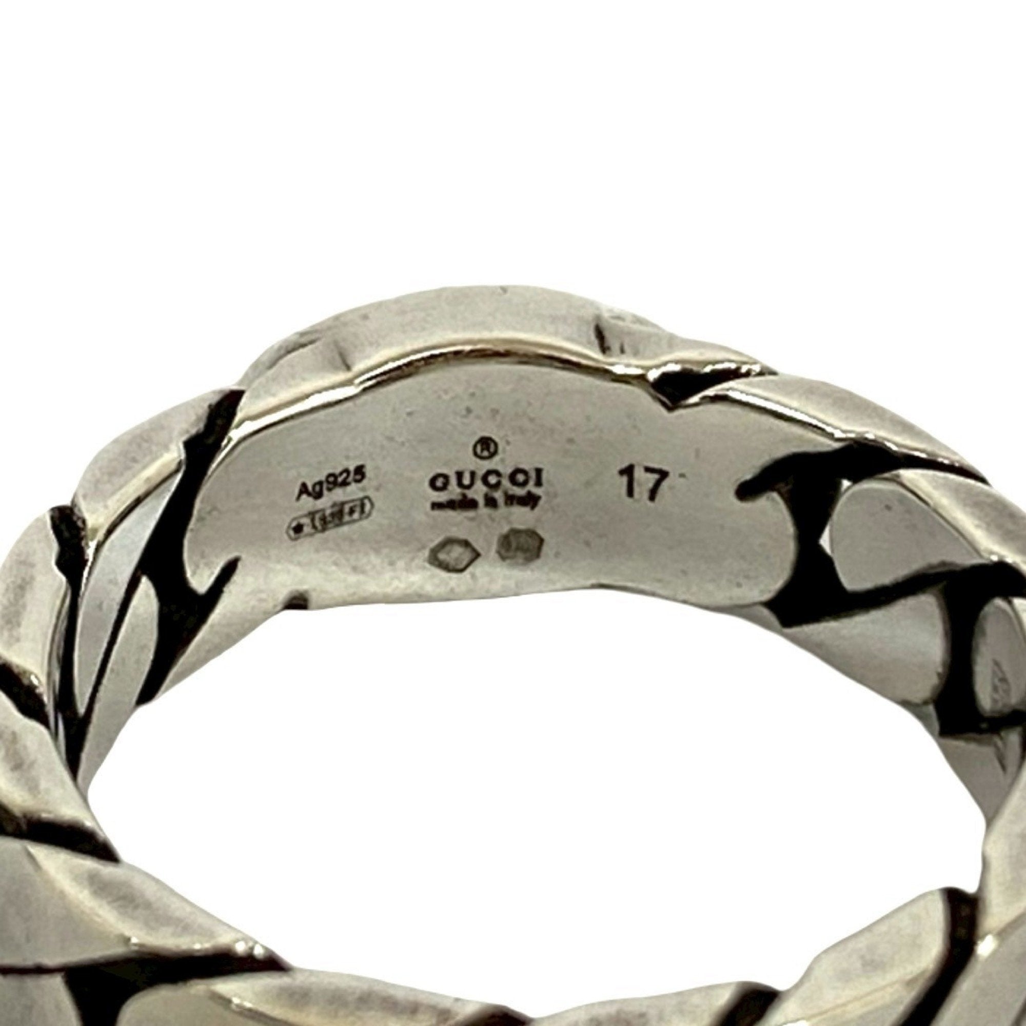 Interlocking G Ring Sterling Silver