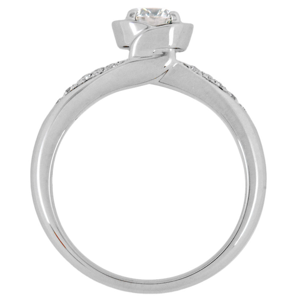 Incontro D'Amore Ring Platinum with Diamond