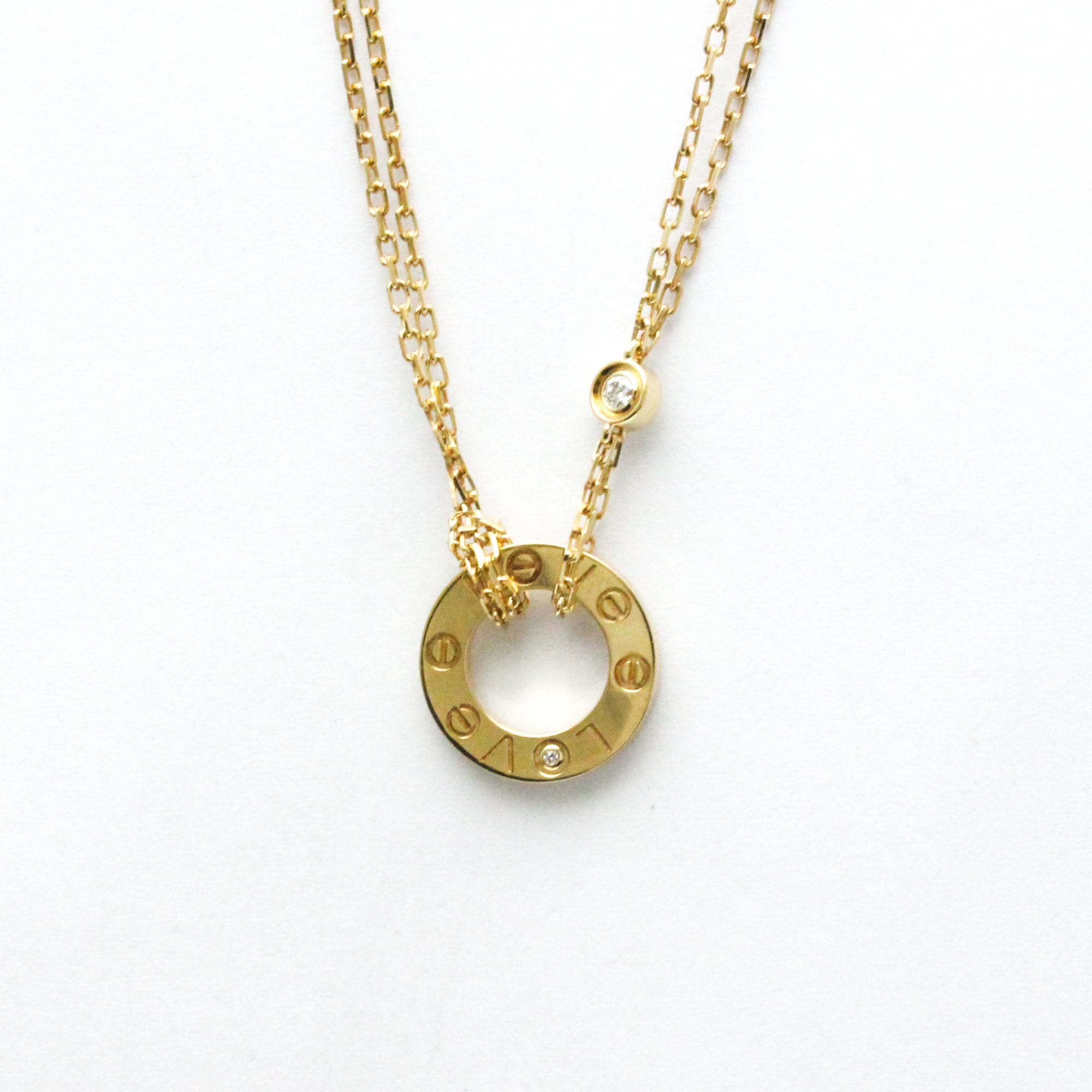 Pendant Necklace 18K Yellow Gold with Diamond
