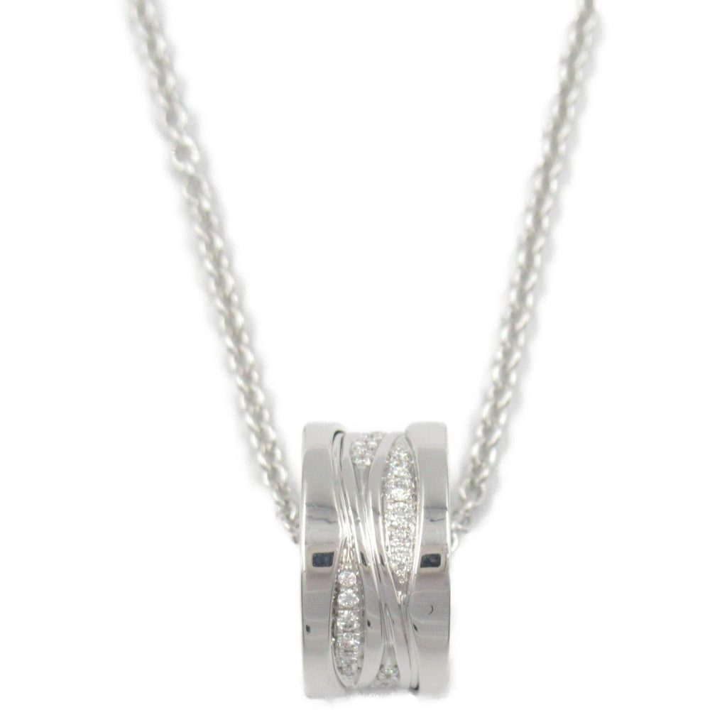 B.Zero1 Pendant Necklace 18K White Gold with Diamond